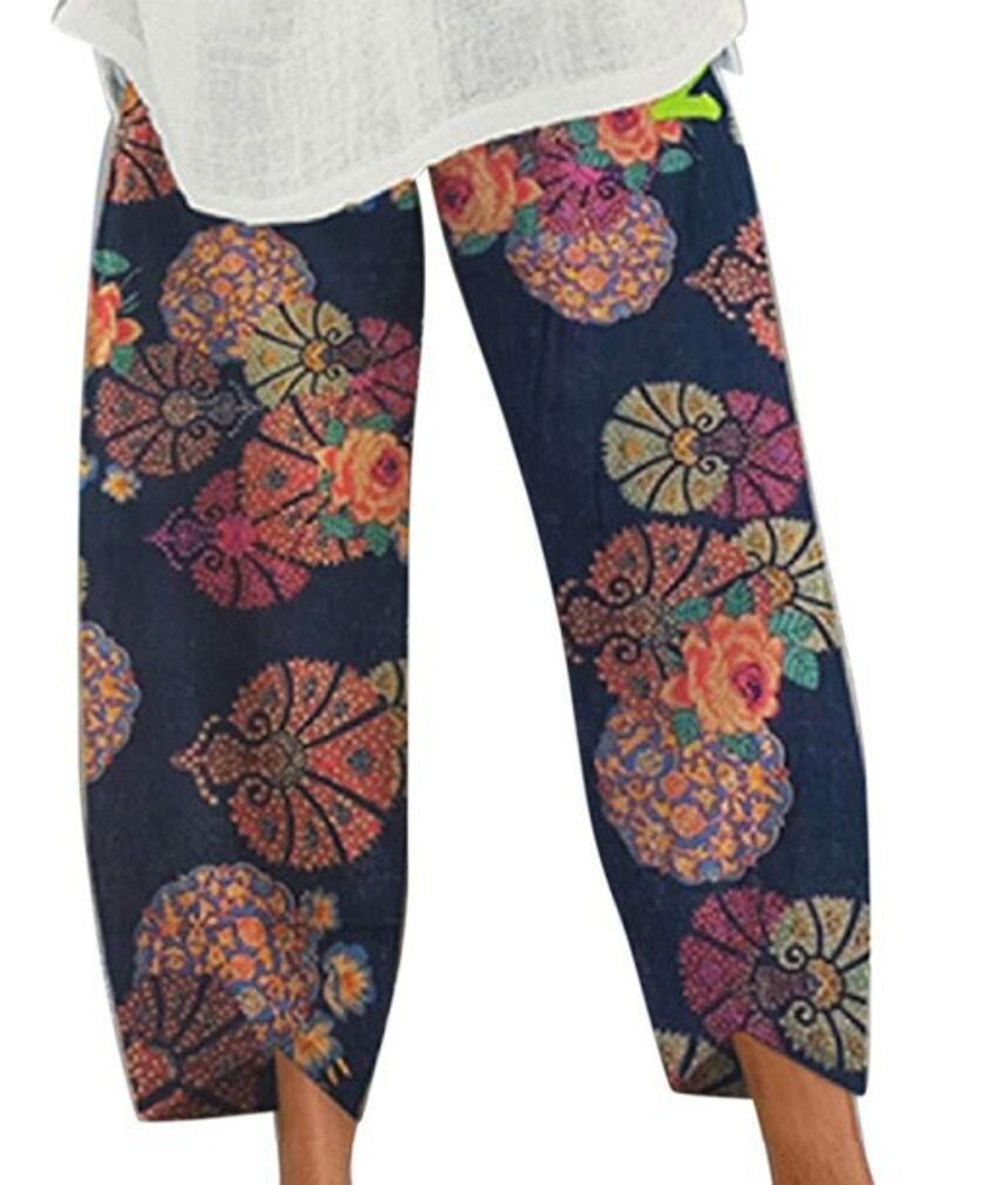 Elegant Autumn Joggers, Street Wear Women Clothes, Cotton Linen Sweatpants, Casual Women Pants – view 29