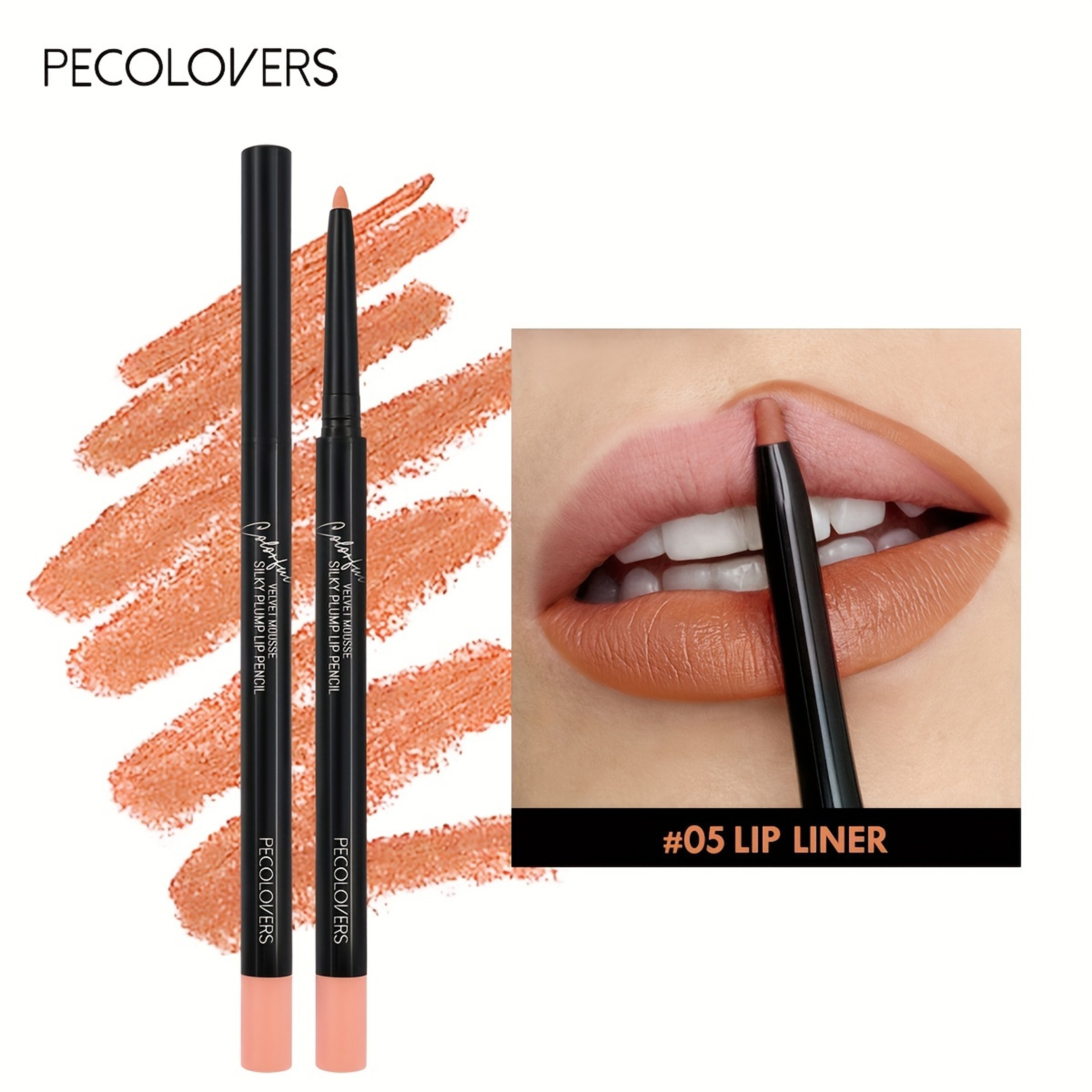 Long Lasting Waterproof Matte Lipliner Pencil, Red Tint Lipstick, Non-stick Cup, Moisturizing Lips Makeup – view 16