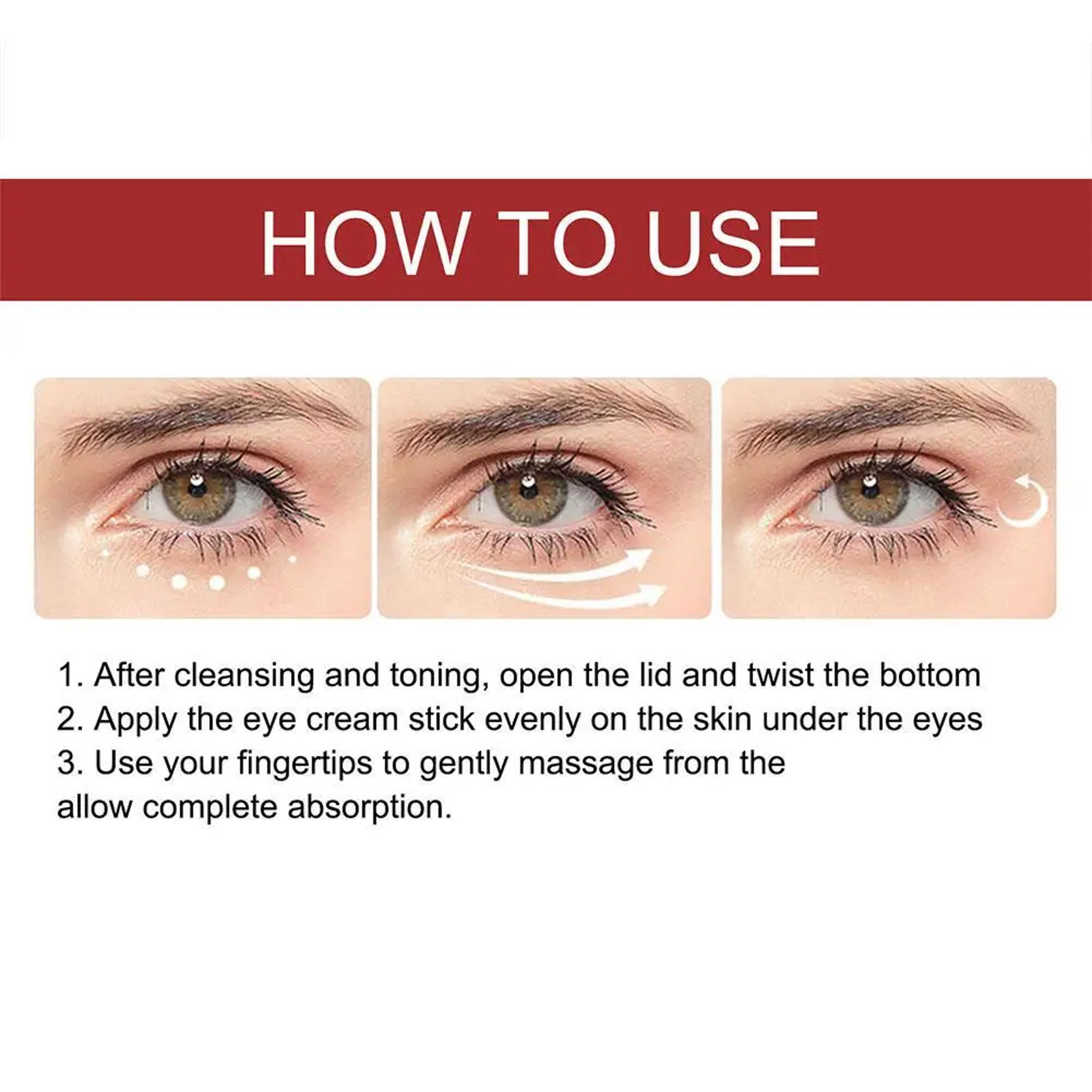 Under Eye Bag Removal Cream for Dark Circles Puffiness and Fine Lines – view 5