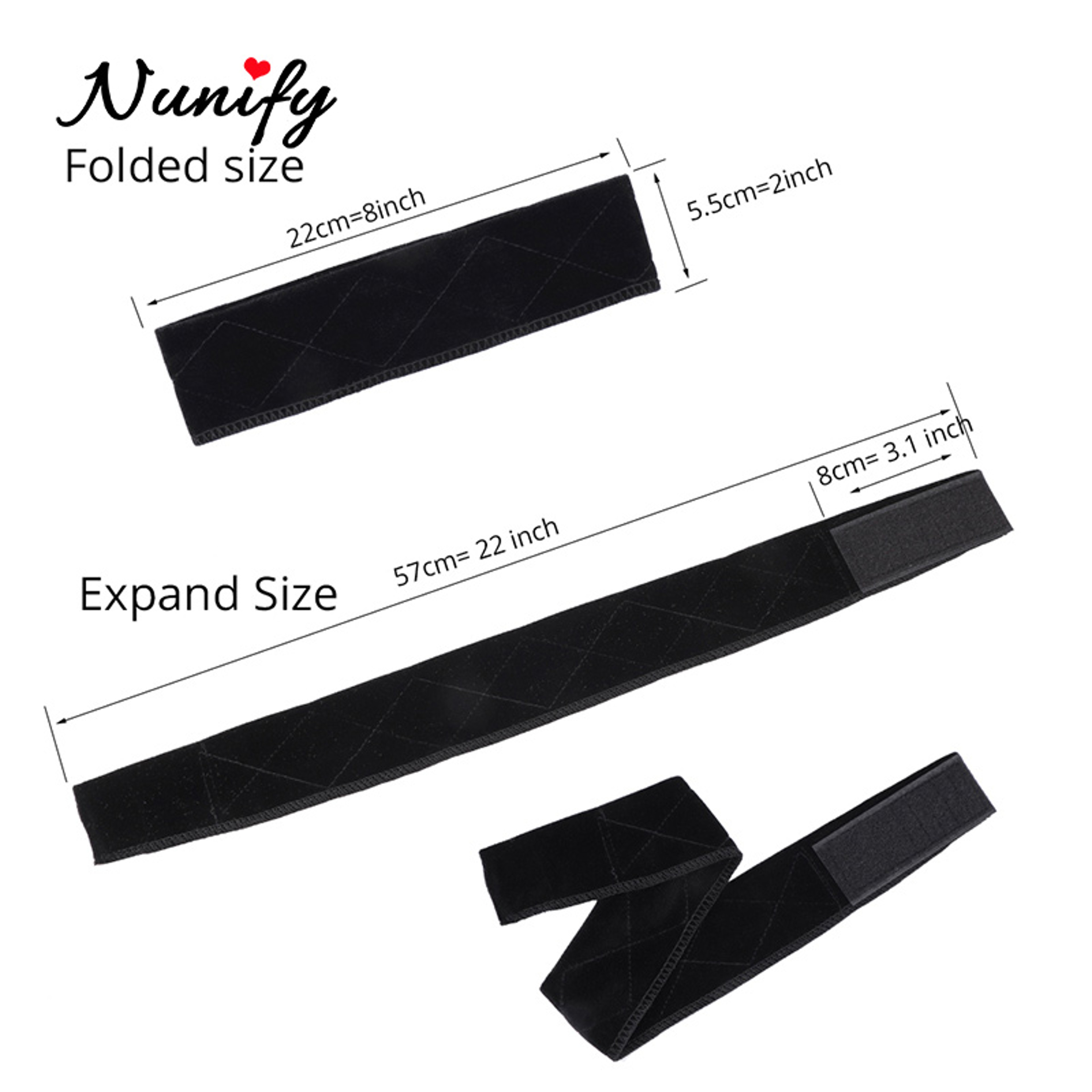 Adjustable Velvet Wig Grip Headband for Secure, Comfortable Fit – view 4