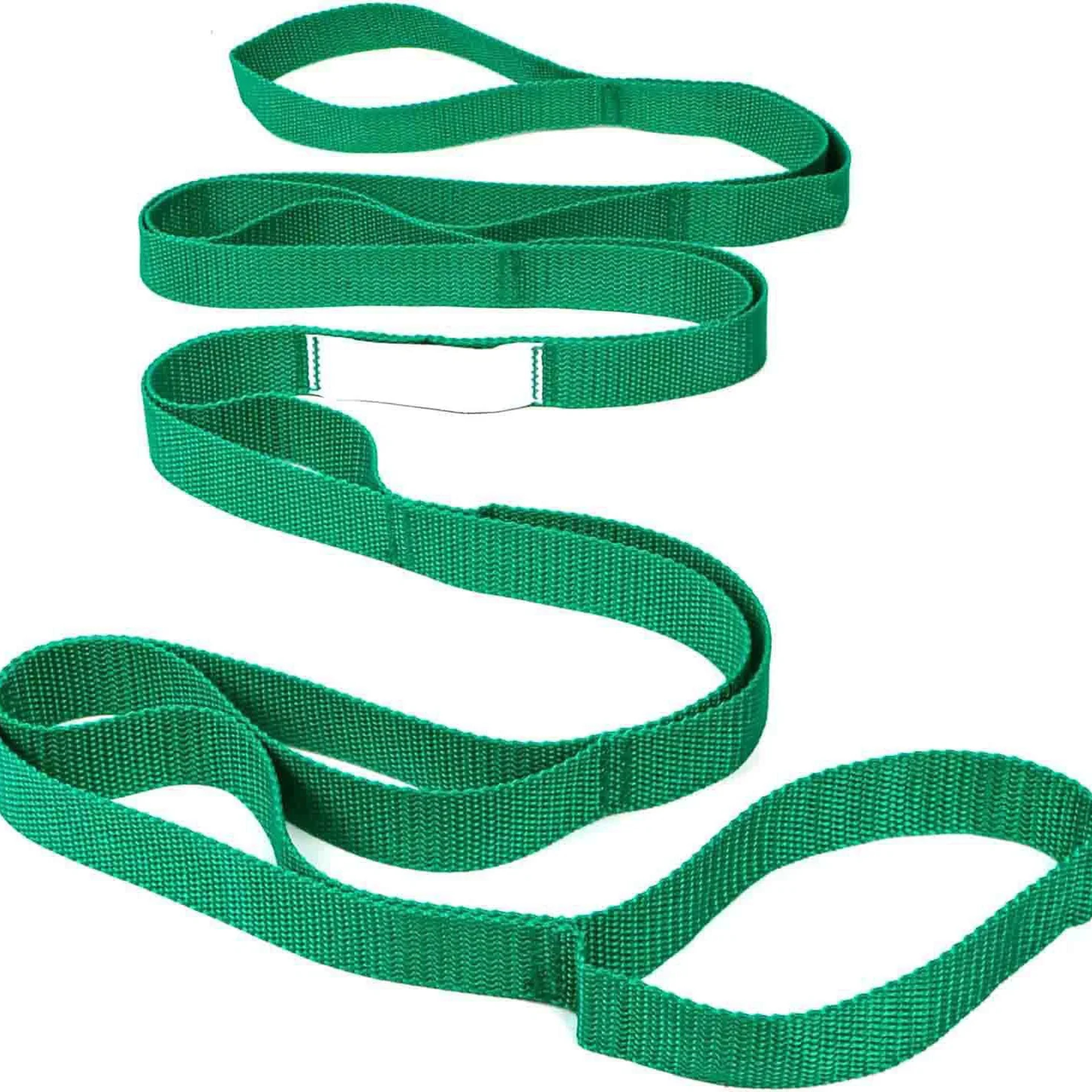 USAMade Yoga Stretching Strap For Flexibility  Injury Recovery  With Exercise Guide 5