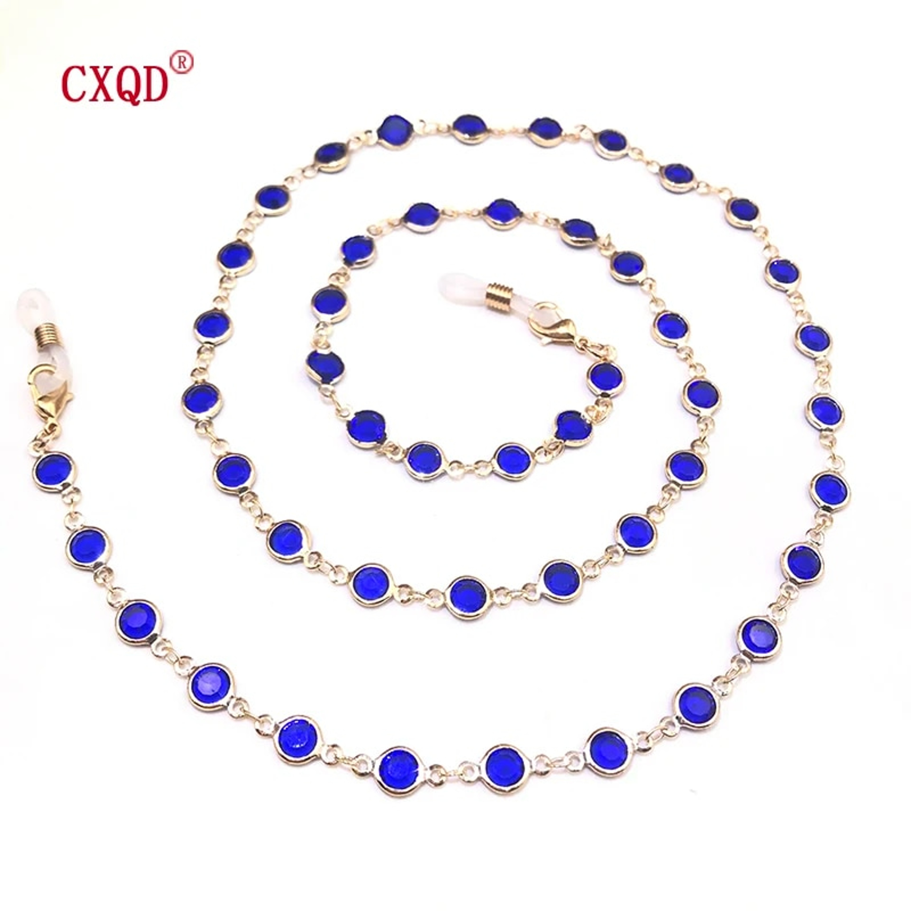 Oaq7ColorfulCrystalBeadEyeglassHolderFashionGlassesChainForWomenEyeAccessoriesEyewearSt