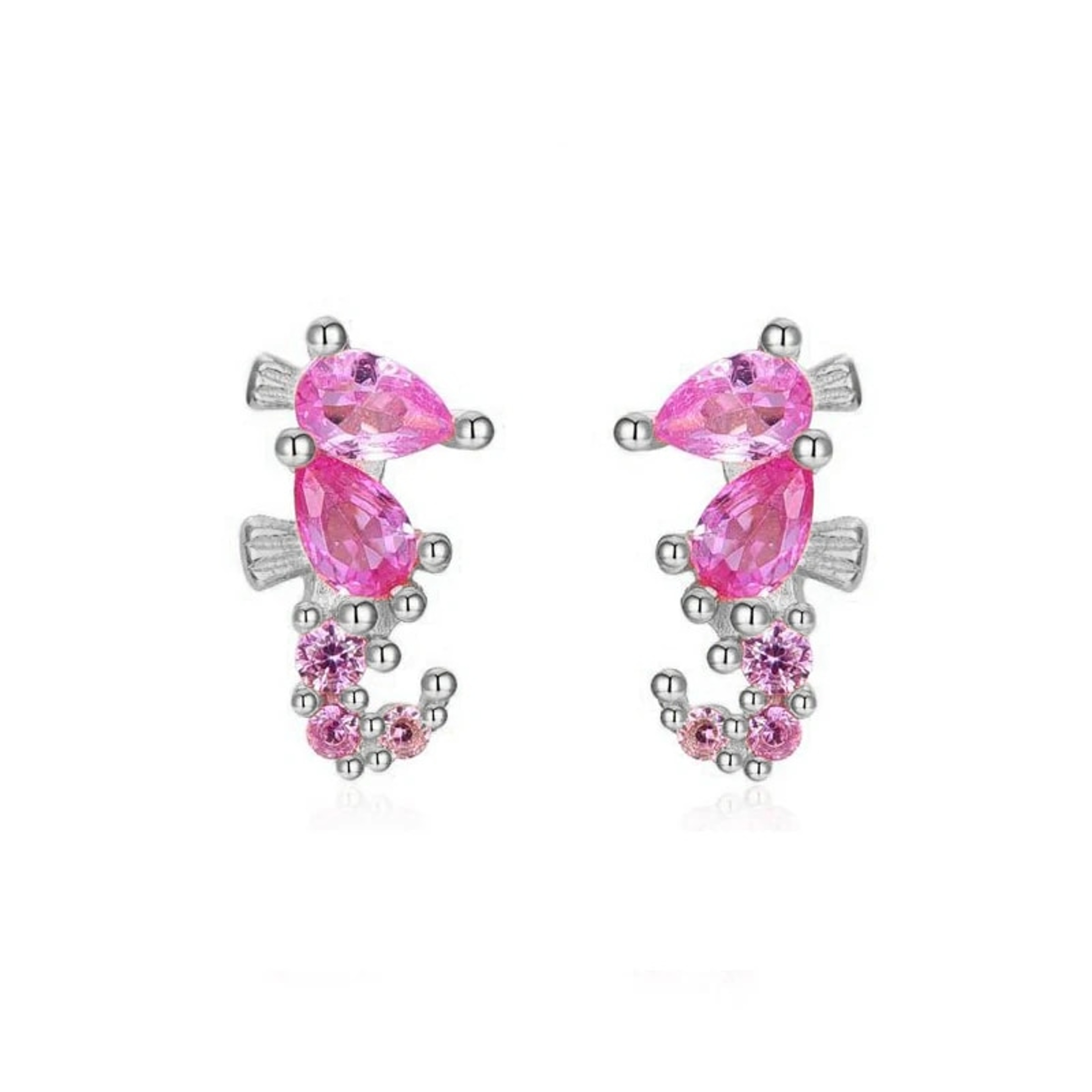 zkZEKEYOUNUOGoldFilledStudEarringsSetForWomenEarCuffsColorfulZirconDangleHoopEarrings