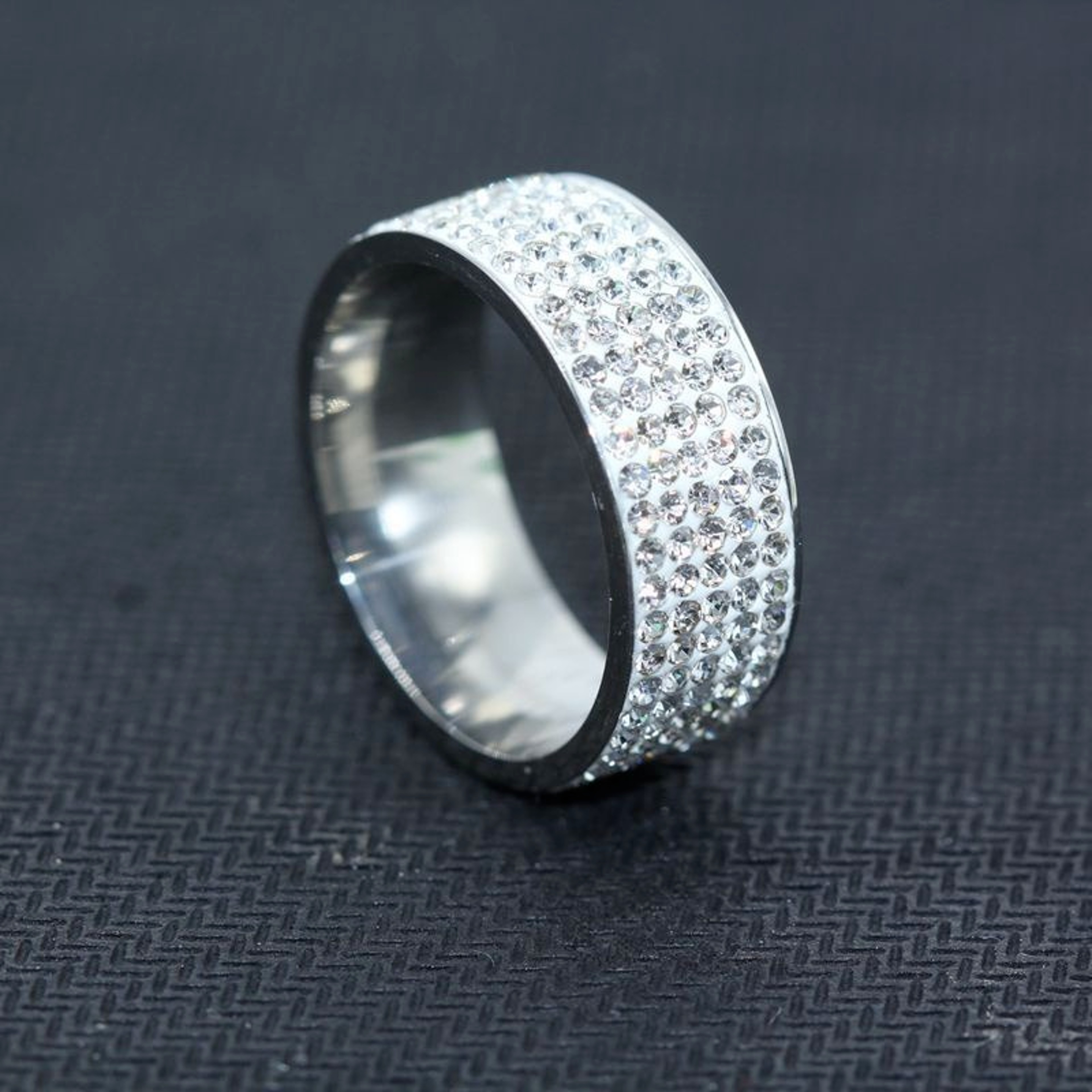 6bPMShineSilverandGoldColorWomenRingRoundInlaidWhiteZirconRingforWomenMenEngagementj