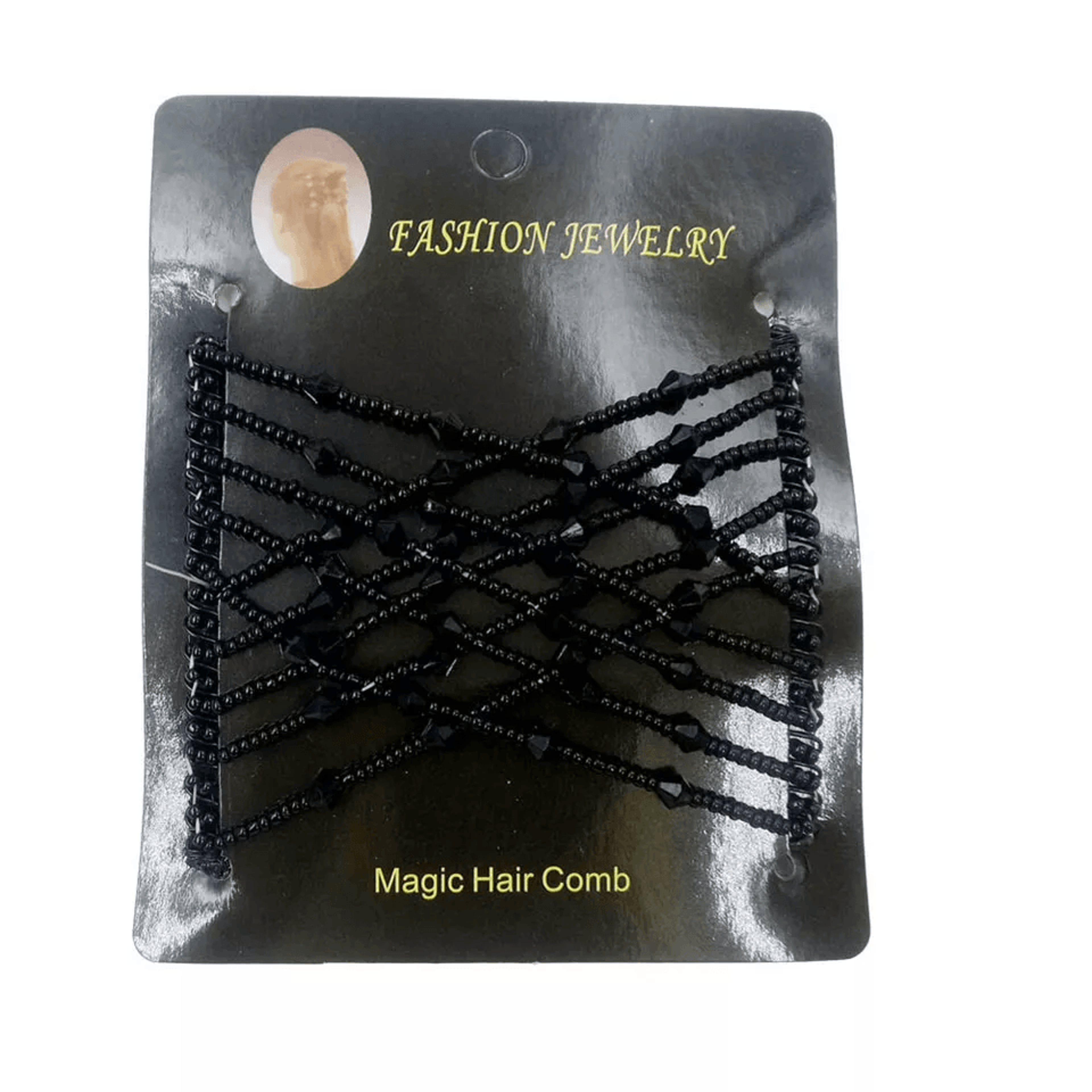 Women Elastic Beads Banana Clip Hairpin Stretch Magic Hair Comb Clip Accessories For Stylish Hair S 5