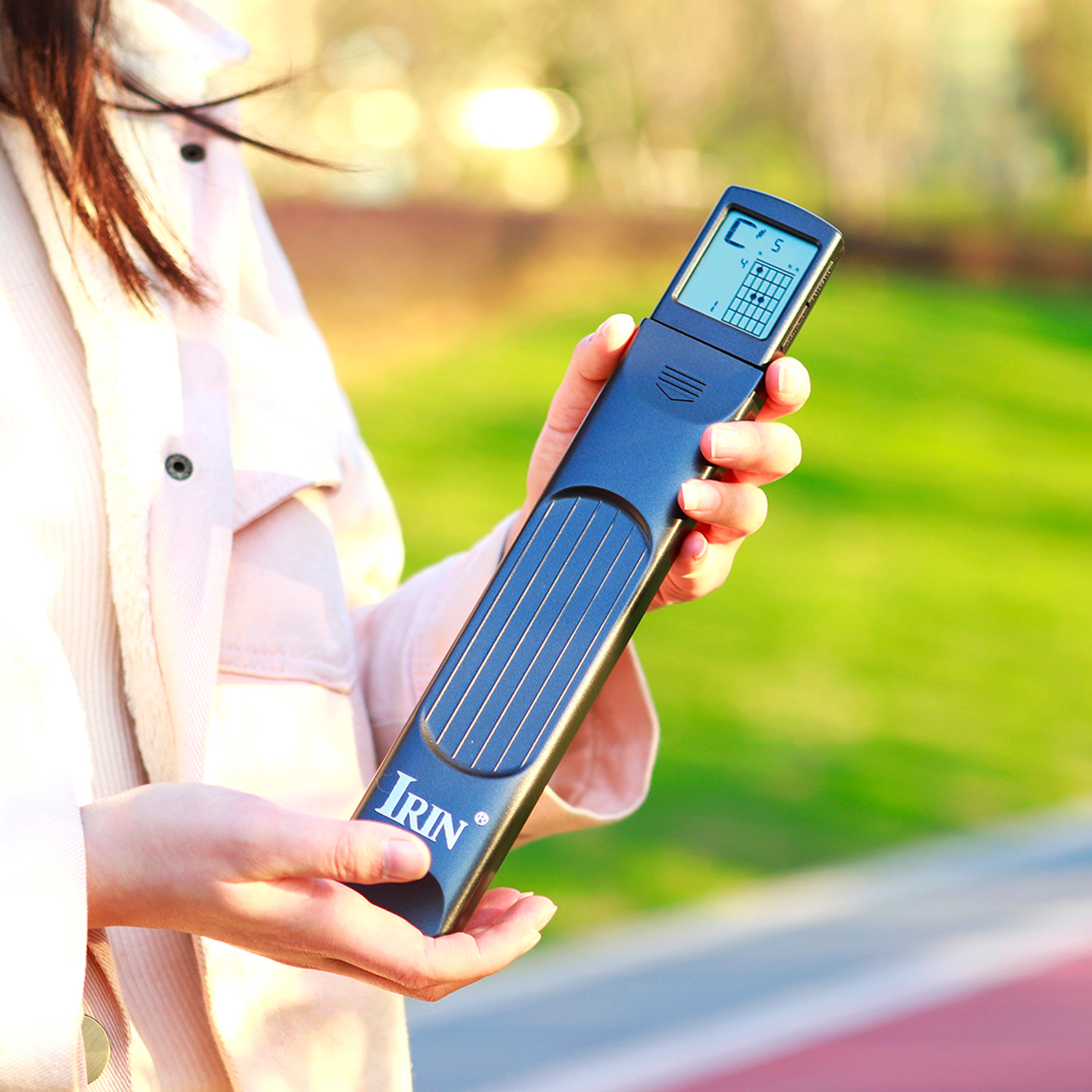 String Guitar Portable Chord Trainer, Fret Guitar Finger Trainer with Screen Display, Beginner & Progressive Training – view 2