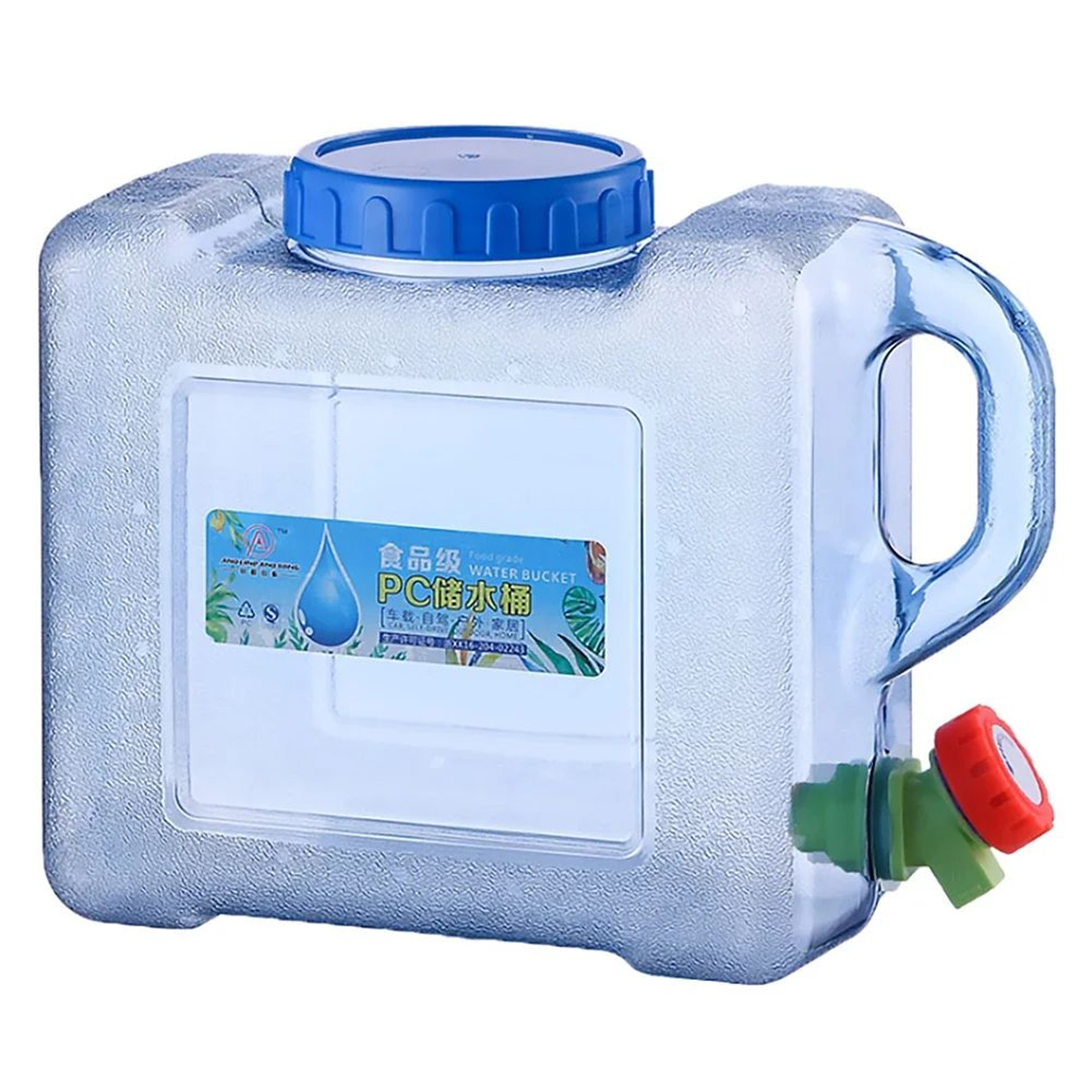 Portable Drinking Water Bucket Pure Water Tank With Faucet Outdoor Water Storage Carrier For Campin 5
