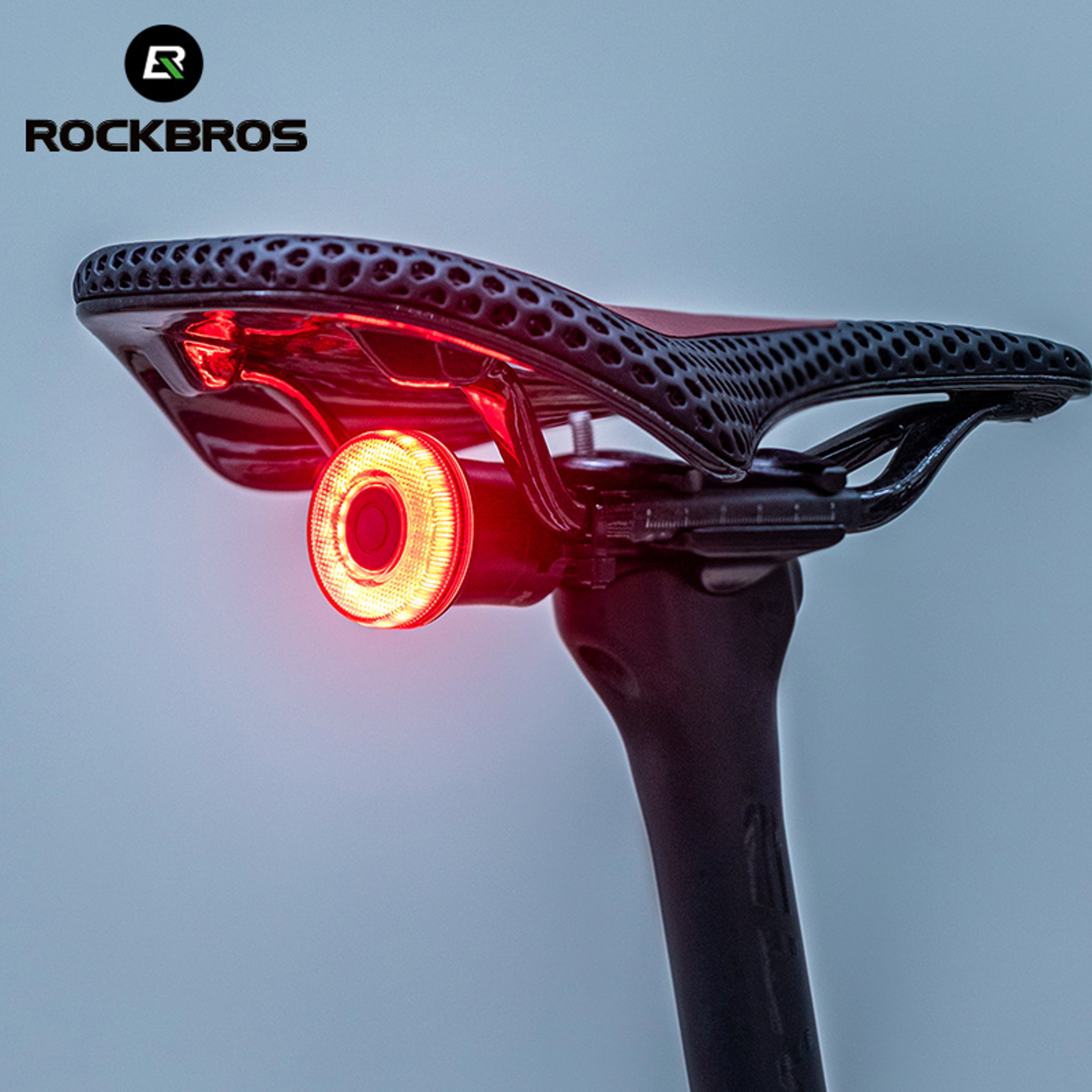 Smart Bike Tail Light Bicycle Rear Lights, IPX Waterproof, USB Type-C Rechargeable Rear Bike Light for Safe Night Riding – view 1