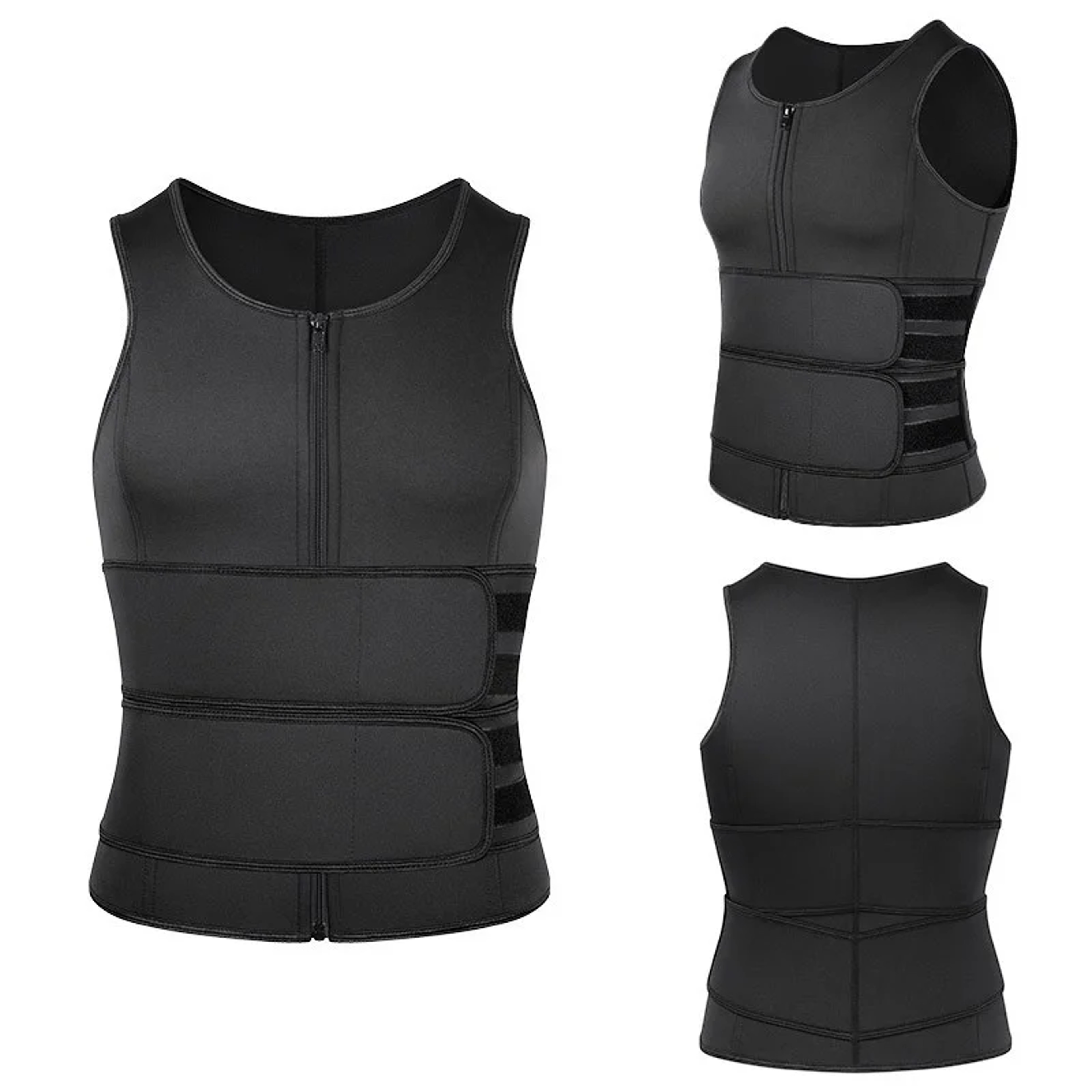 Vensslim Men Body Shaper Waist Trainer Vest Slimming Shirt Sauna Sweat Compression Undershirt Shape 1