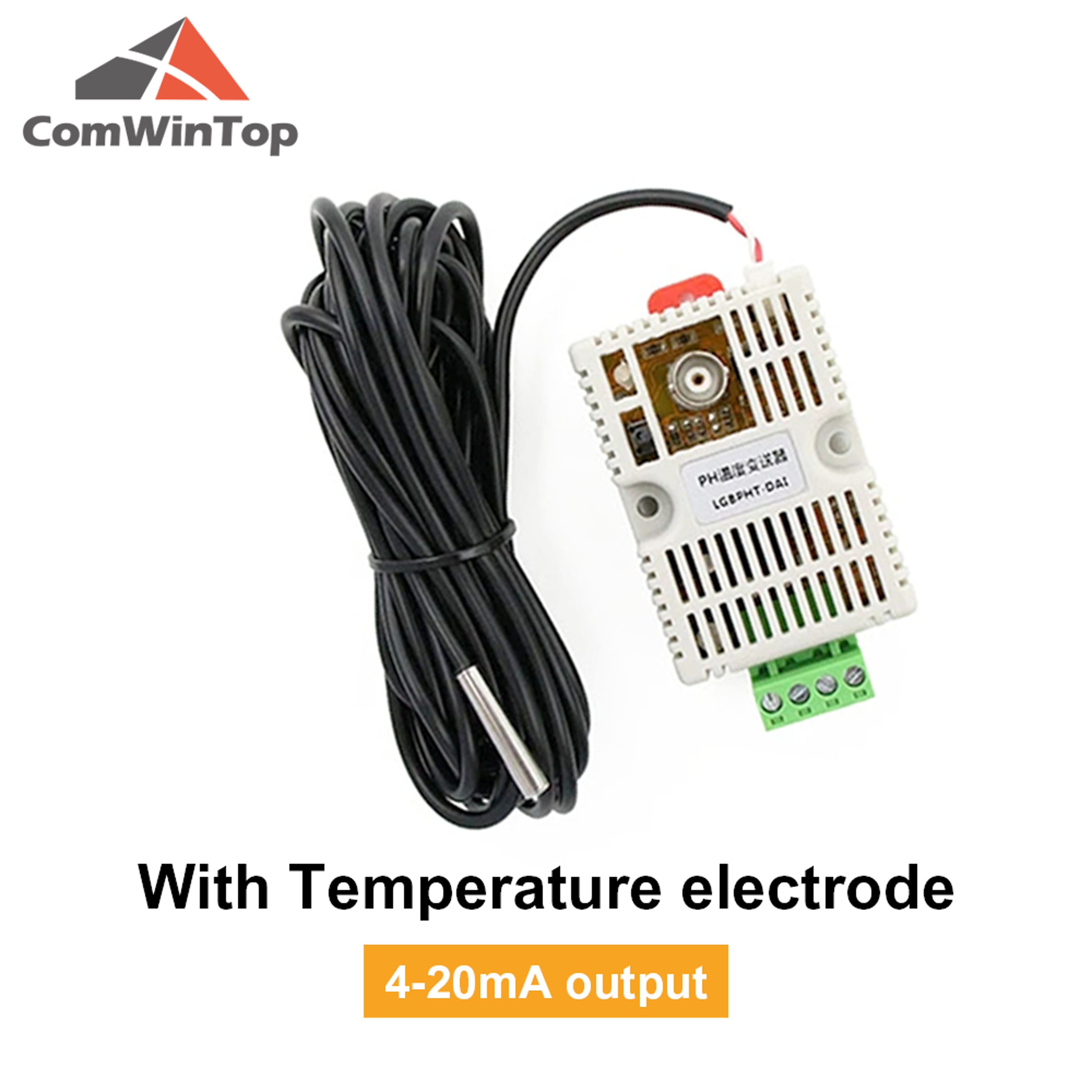 Professional Water PH and Temperature Sensor Transmitter Module with 0-5V/0-10V, 20mA/RS485 Output for Precise Detection – view 8
