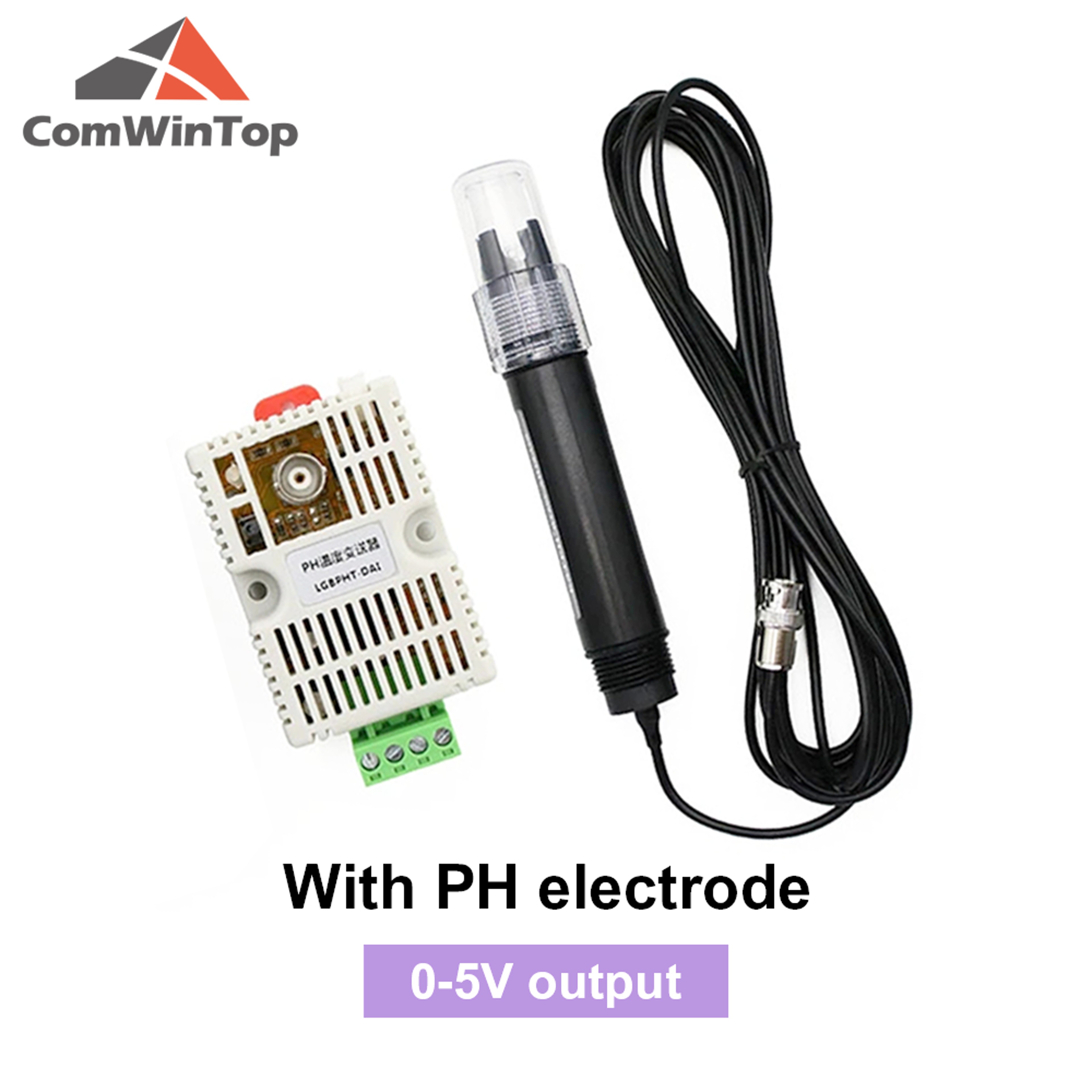 Professional Water PH and Temperature Sensor Transmitter Module with 0-5V/0-10V, 20mA/RS485 Output for Precise Detection – view 10
