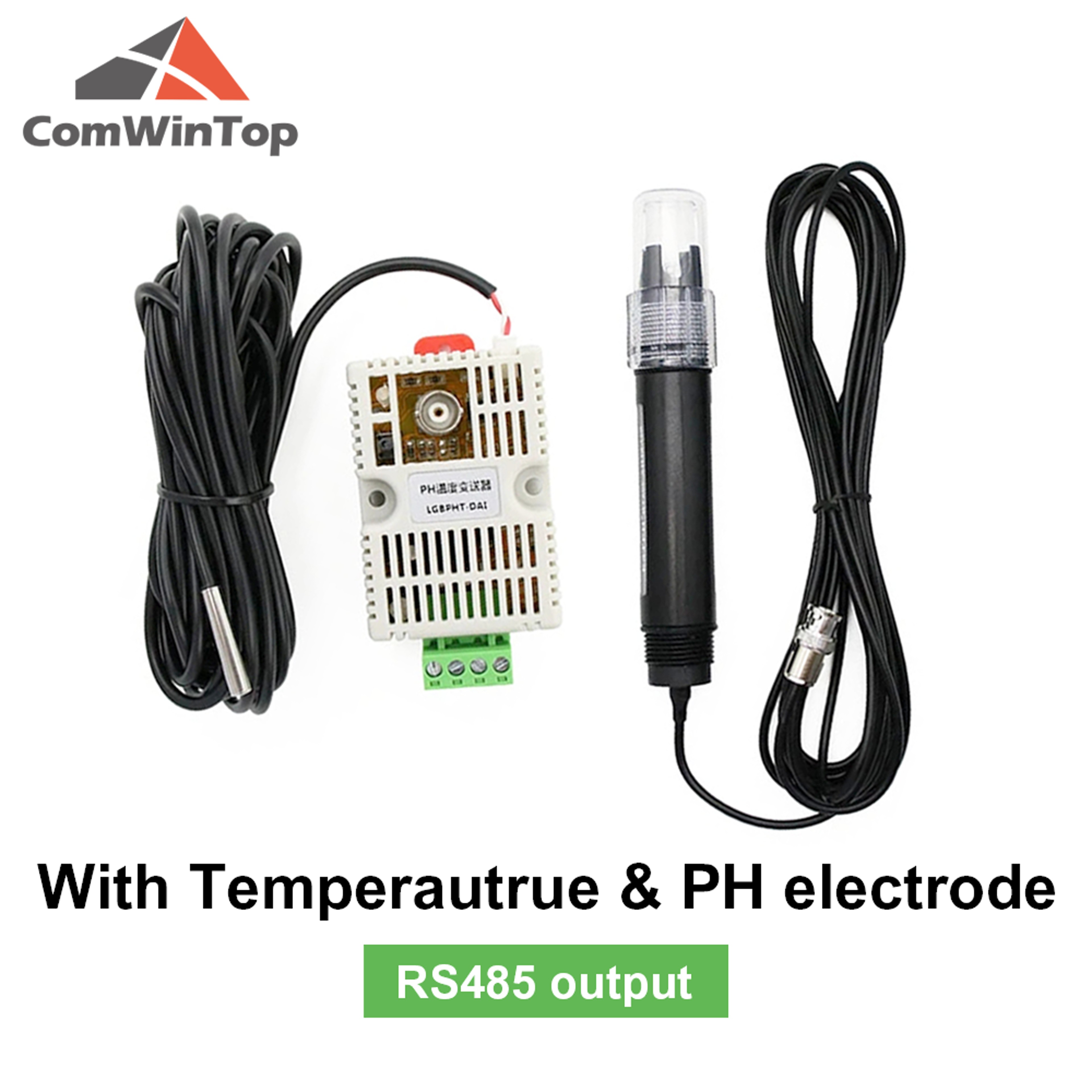 Professional Water PH and Temperature Sensor Transmitter Module with 0-5V/0-10V, 20mA/RS485 Output for Precise Detection – view 15