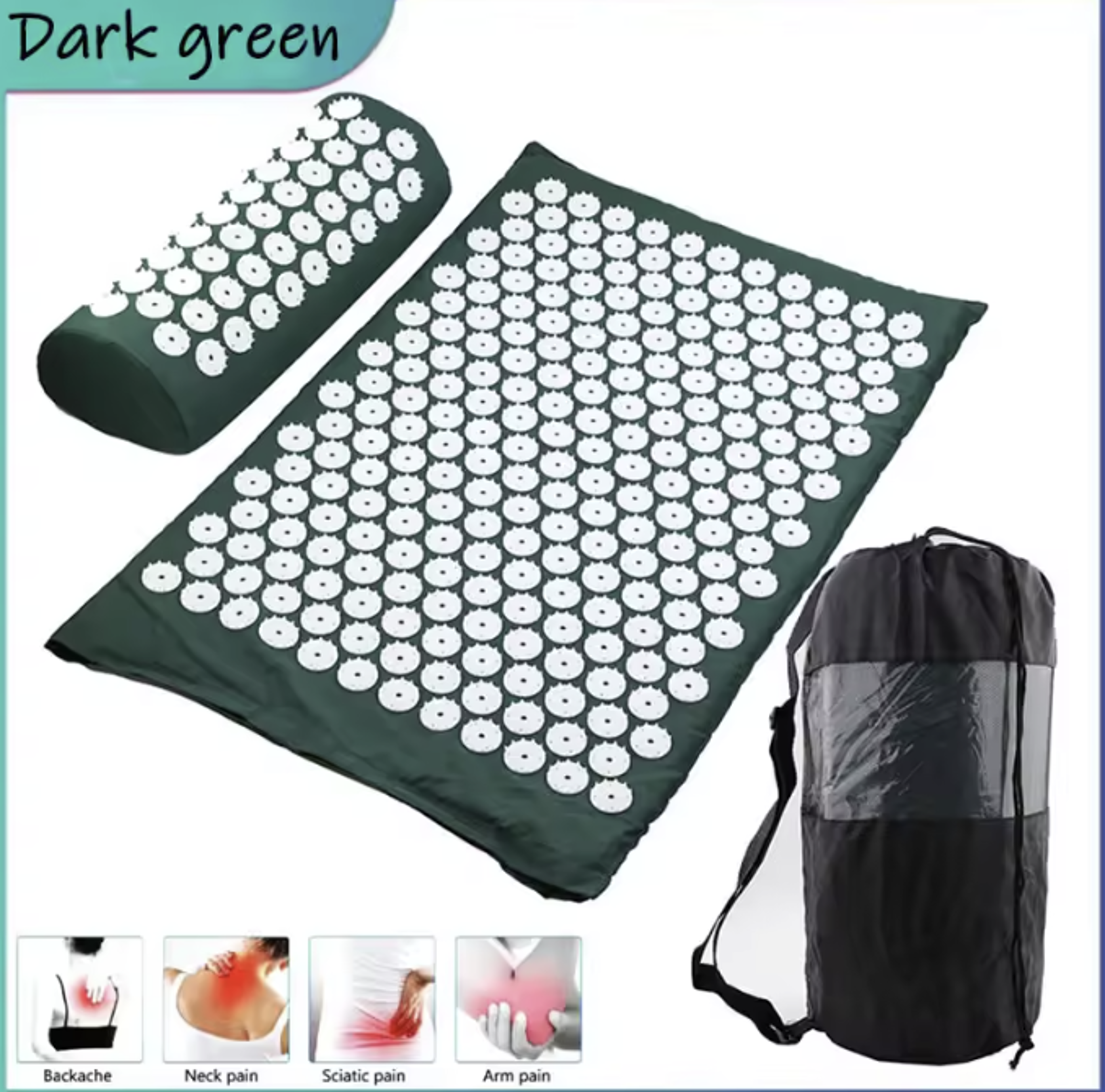 Ultimate Acupressure Mat, Pillow Set for Deep Tissue Muscle Relief and Zen Relaxation. – view 4