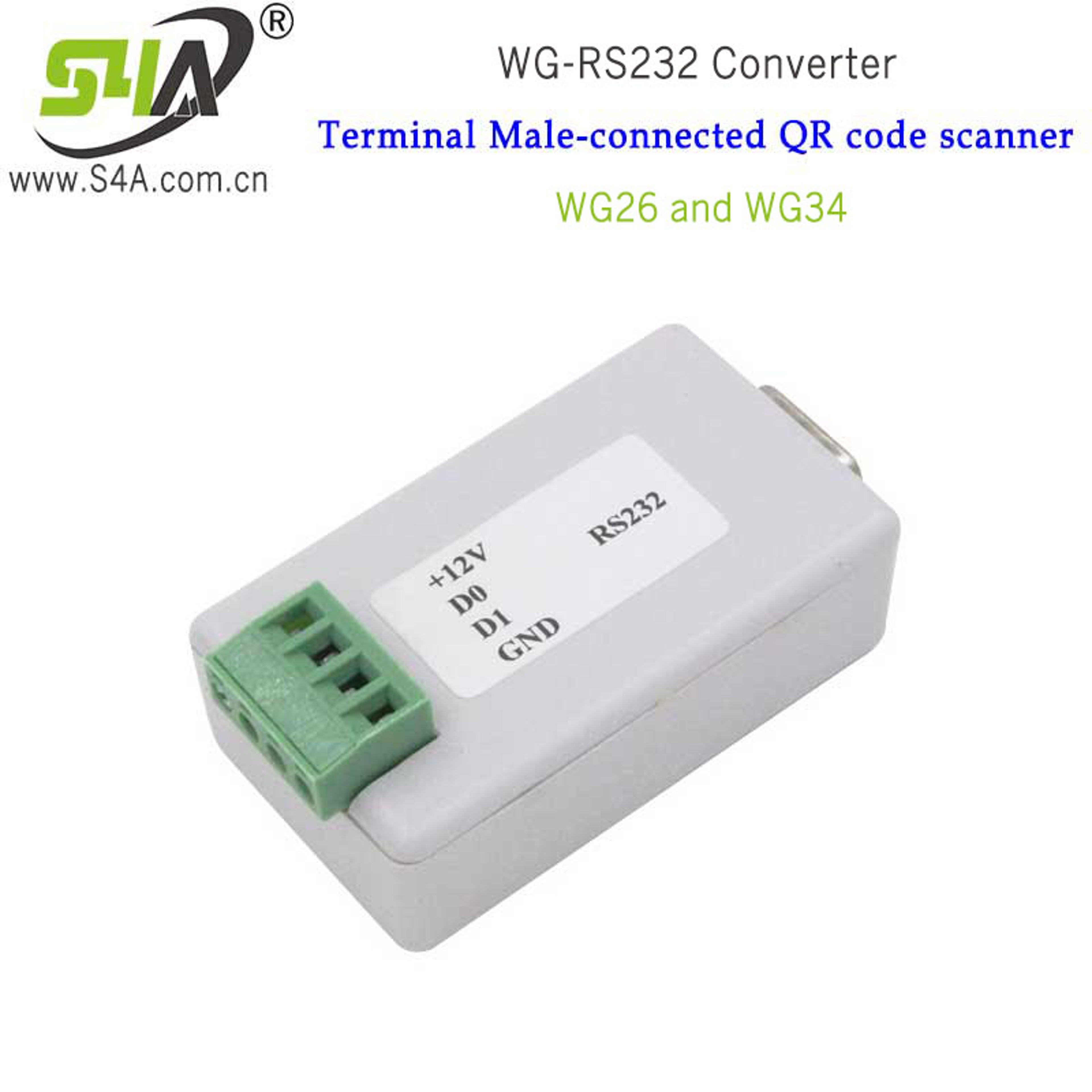 Universal Wiegand 26/34 to USB Converter, WG to RS232 & TCP/Ethernet Adapter for Access Control – view 19