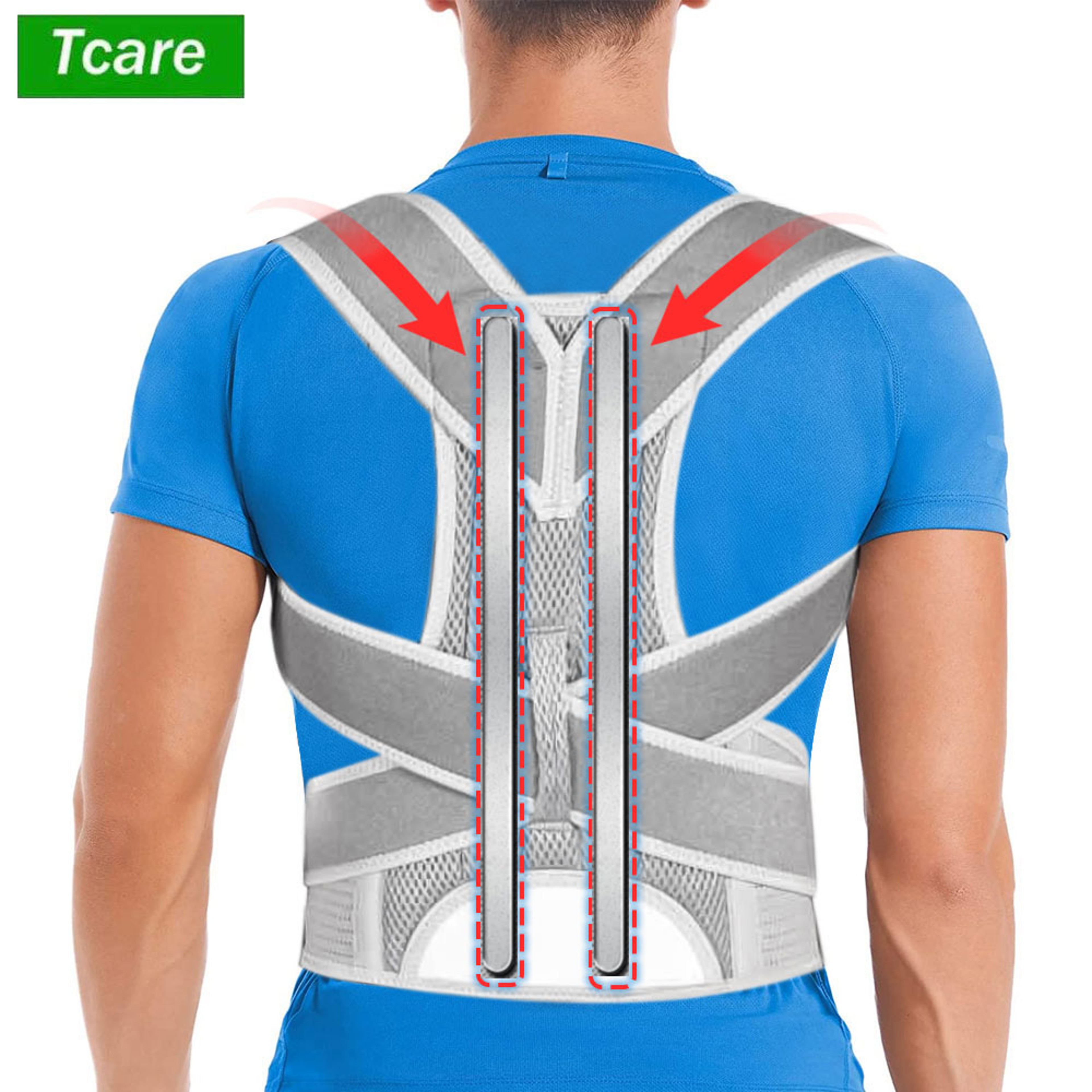 Adjustable Professional Back Brace For Women And Men Posture Corrector Lumbar Support Belt For Shou 0