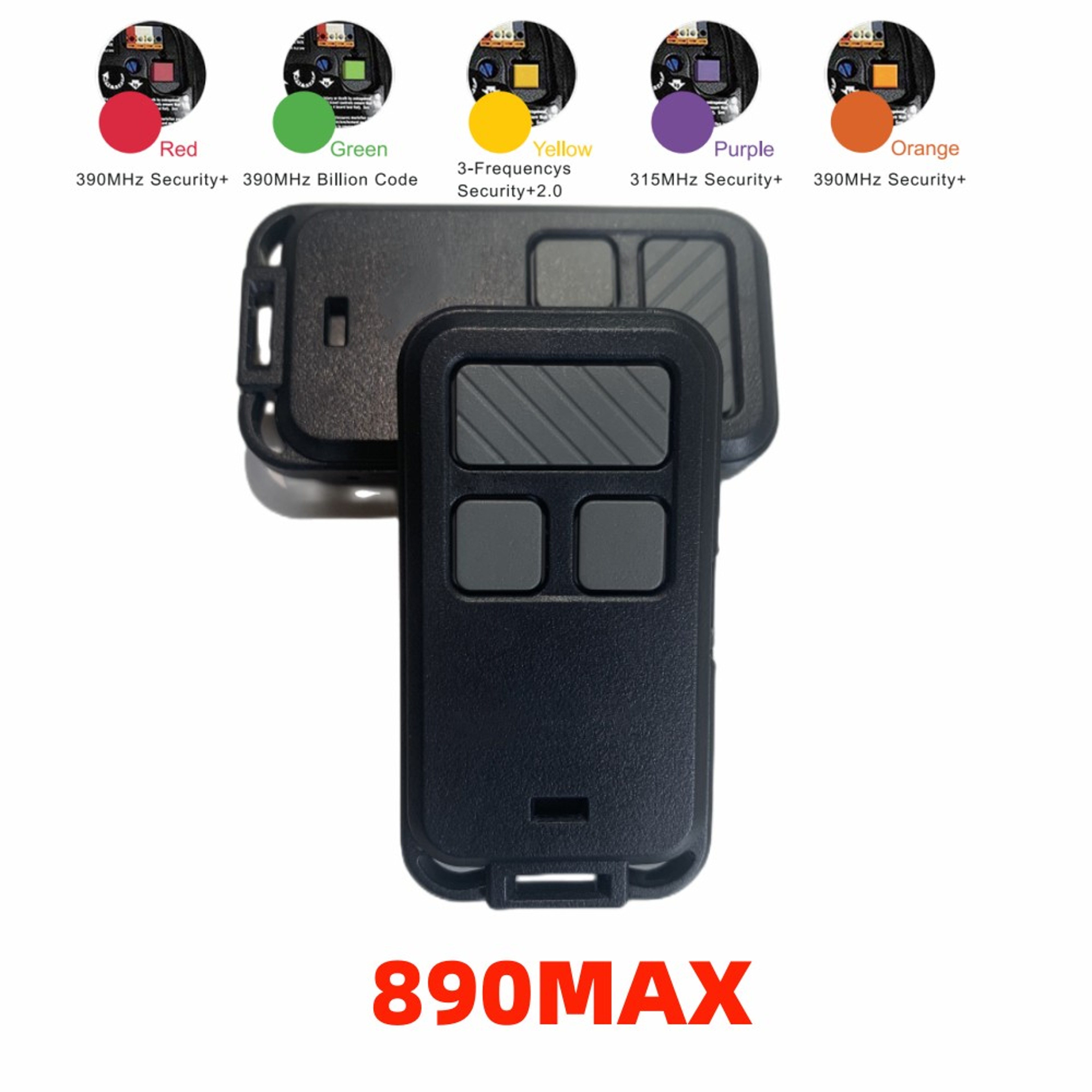 Replacement Remote Control For Garage Door Opener Easy Pairing Wireless Transmitter 2