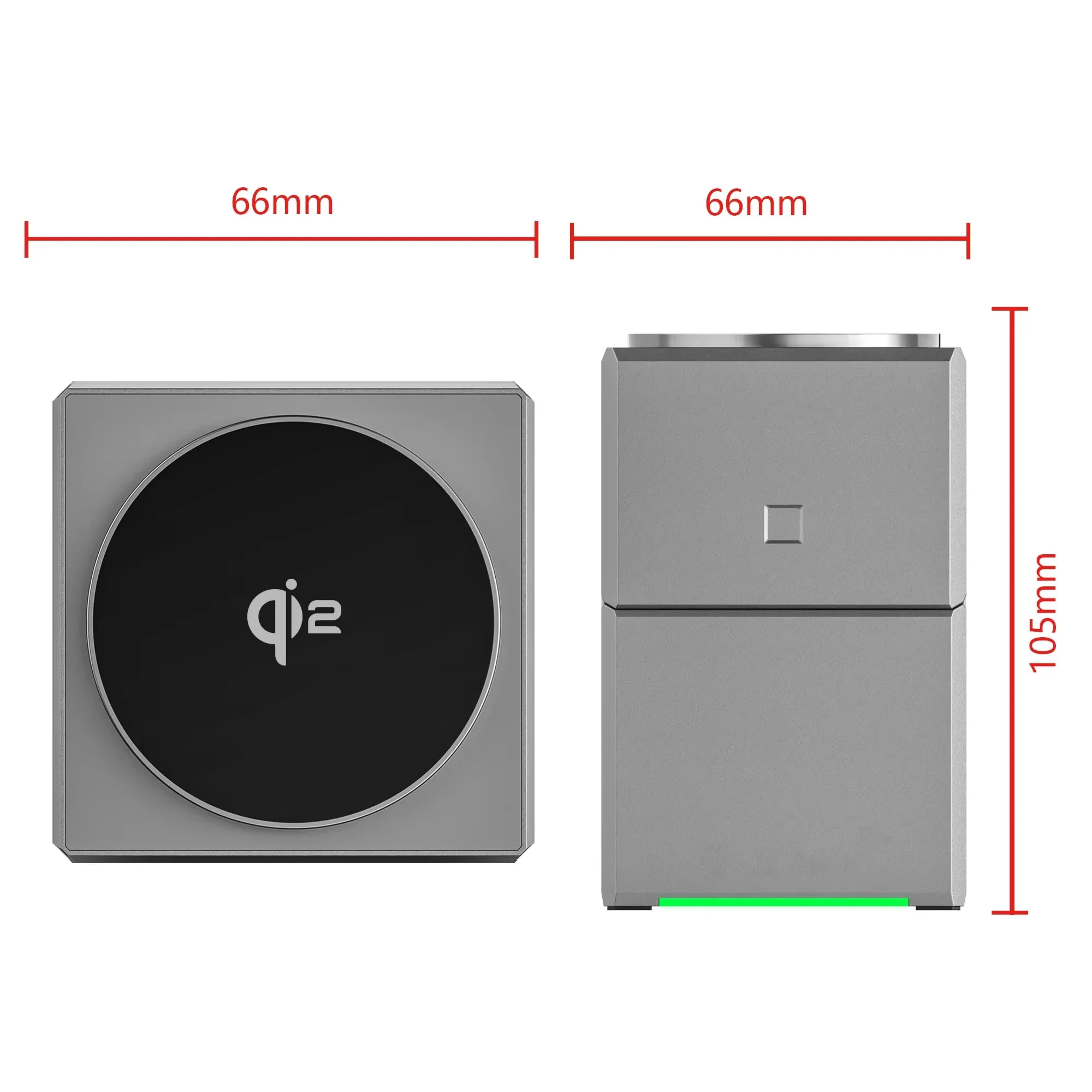 Touch Autorotation MagSafe Magnetic Wireless Charger for Android, iPhone, iWatch & AirPods Fast Charging Dock Station – view 4
