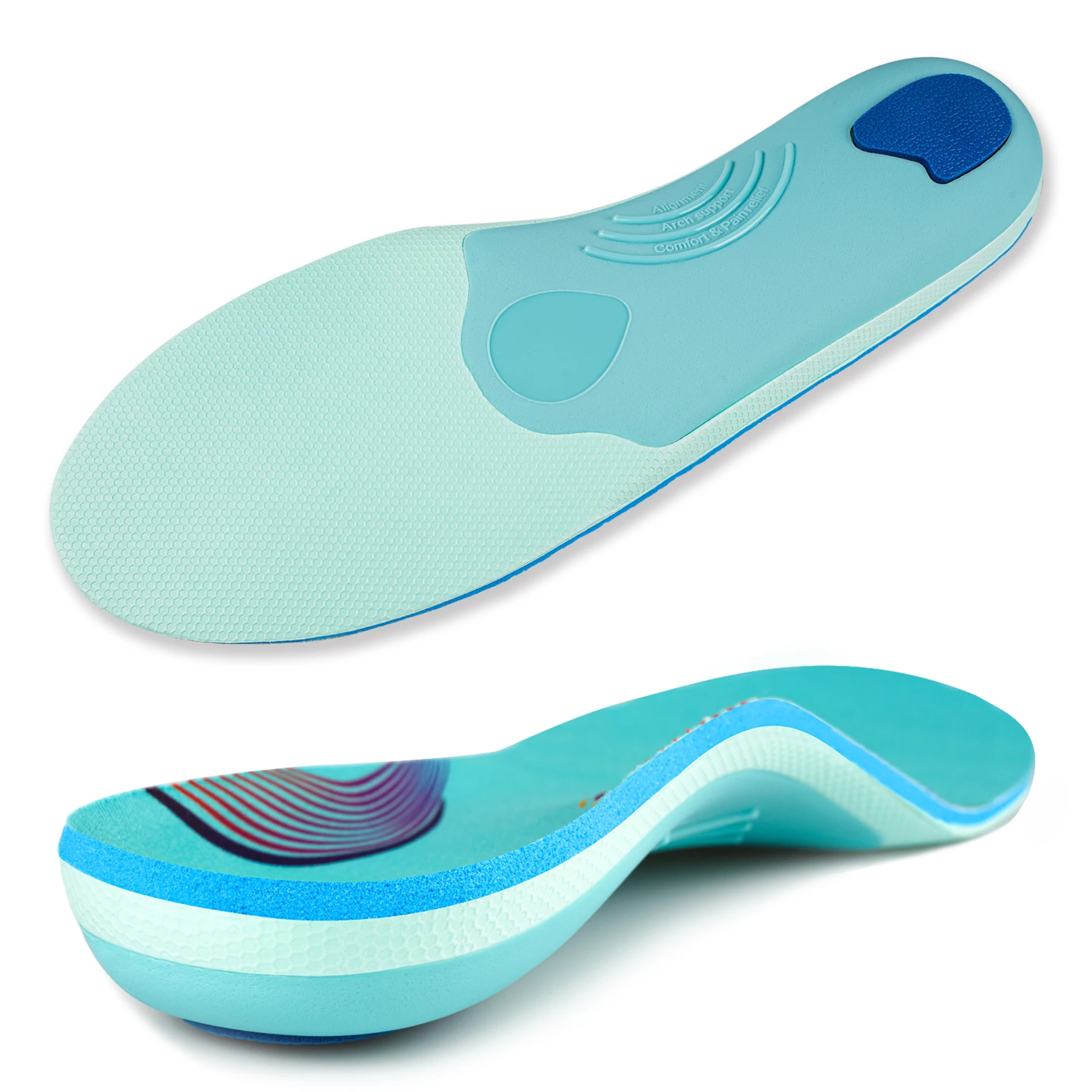 Orthopedic High Arch Support Sport Insole For Plantar Fasciitis  Flat Feet Men  Women Sneaker Ortho 0