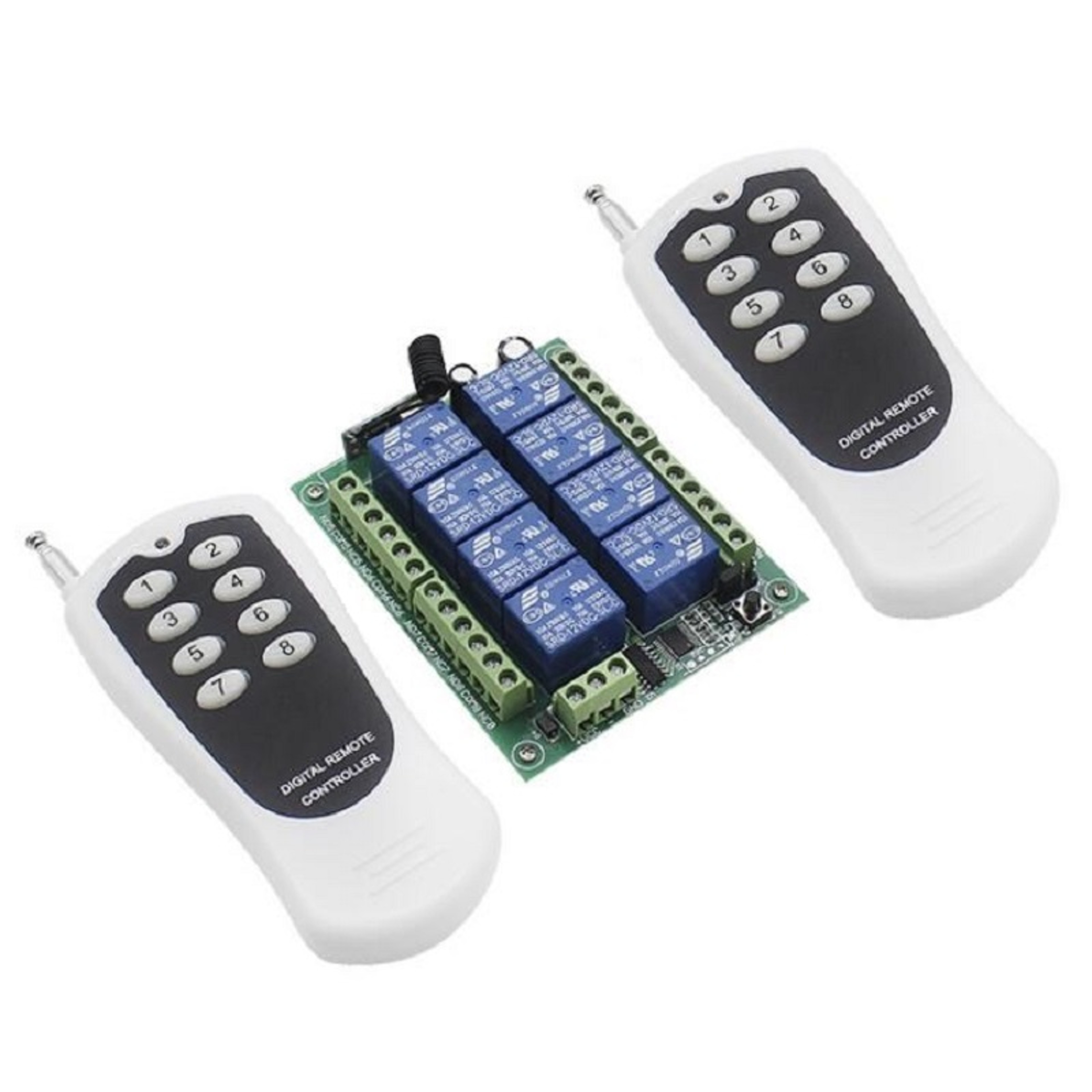 DC Wireless Remote Control Switch With Relay Output RF Transmitter And Receiver For LED Lighting  S 6