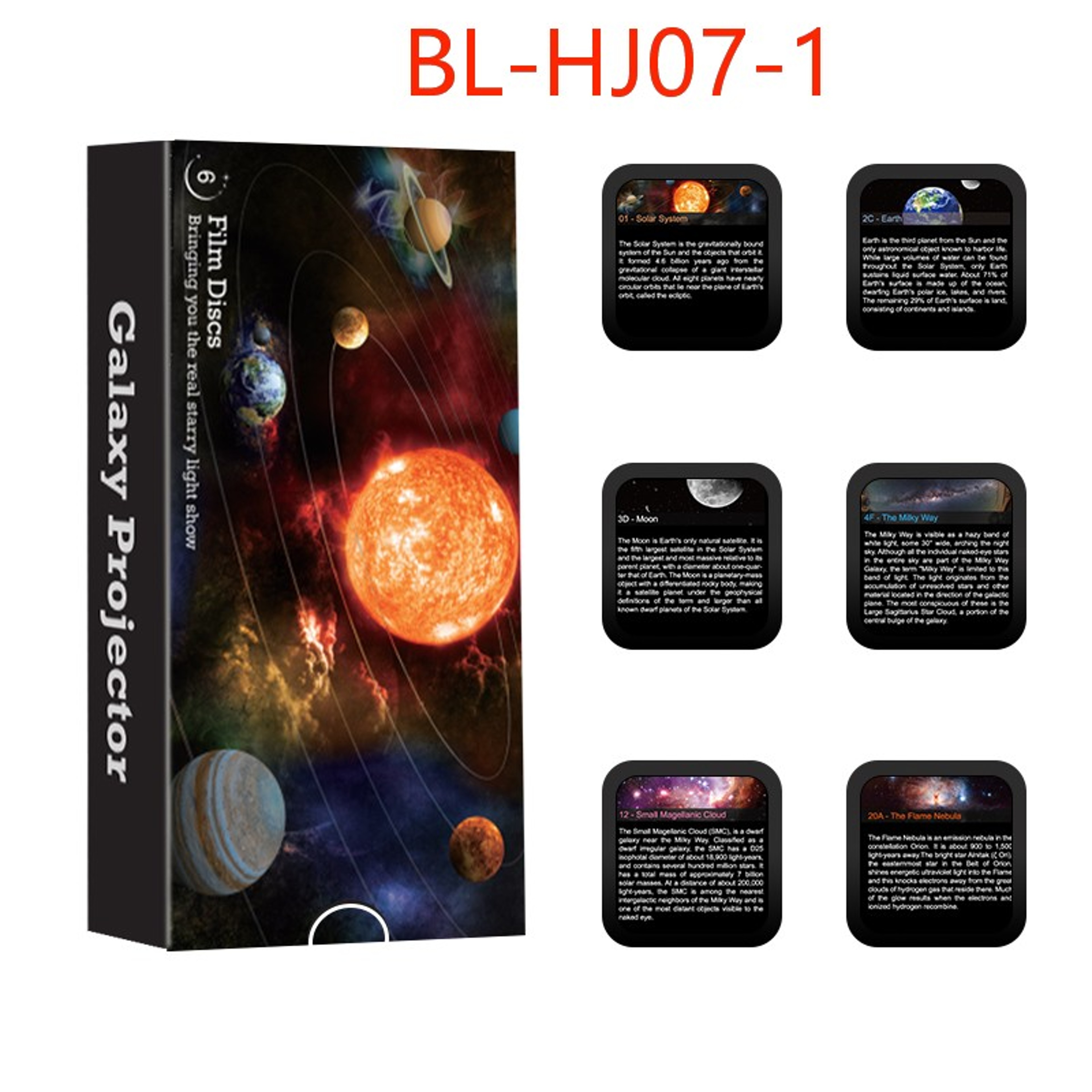 Starry Sky Projector Night Light Galaxy Projector Planetarium Lamp, Relaxing Ambient Lamp for Bedroom, Living Room – view 10