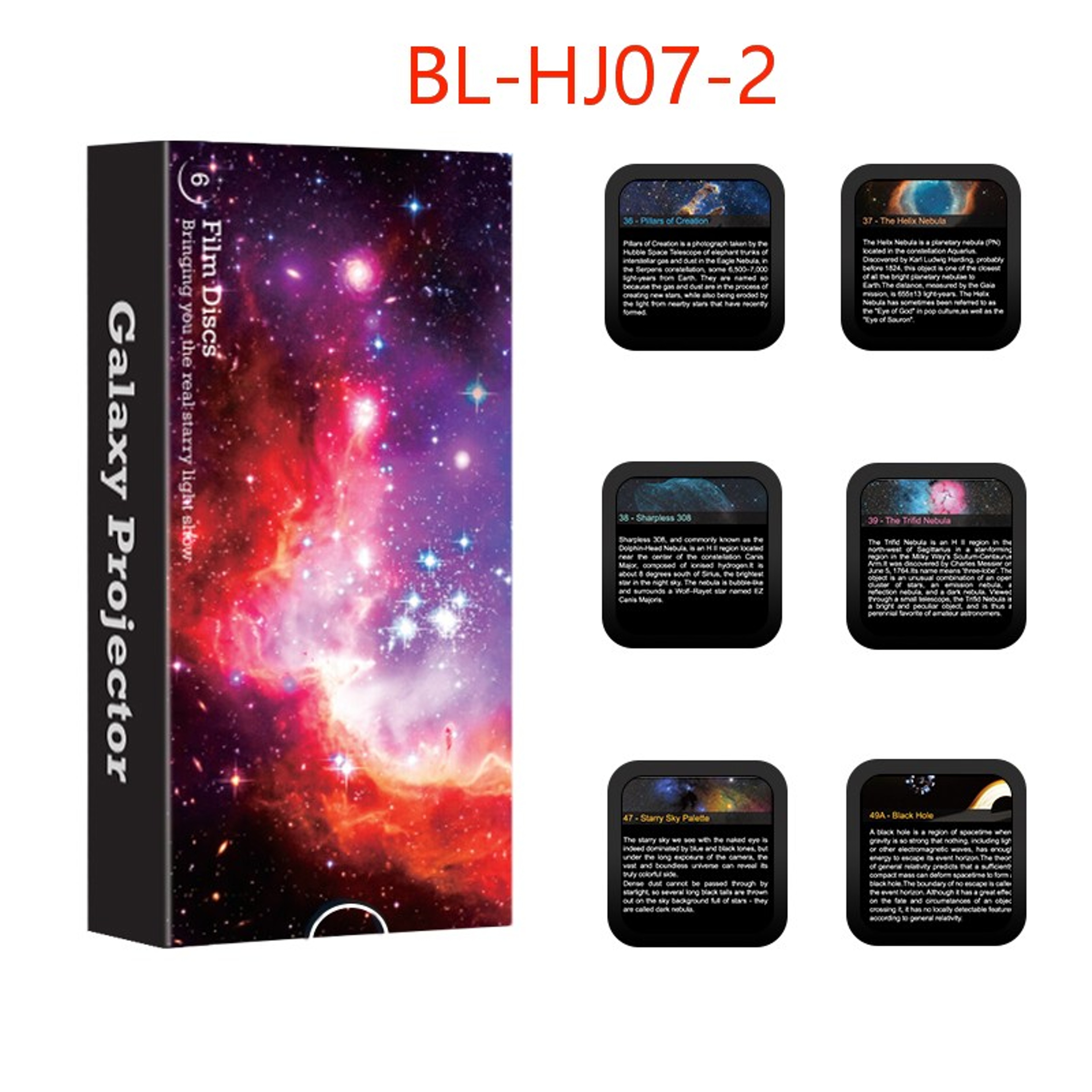 Starry Sky Projector Night Light Galaxy Projector Planetarium Lamp, Relaxing Ambient Lamp for Bedroom, Living Room – view 11