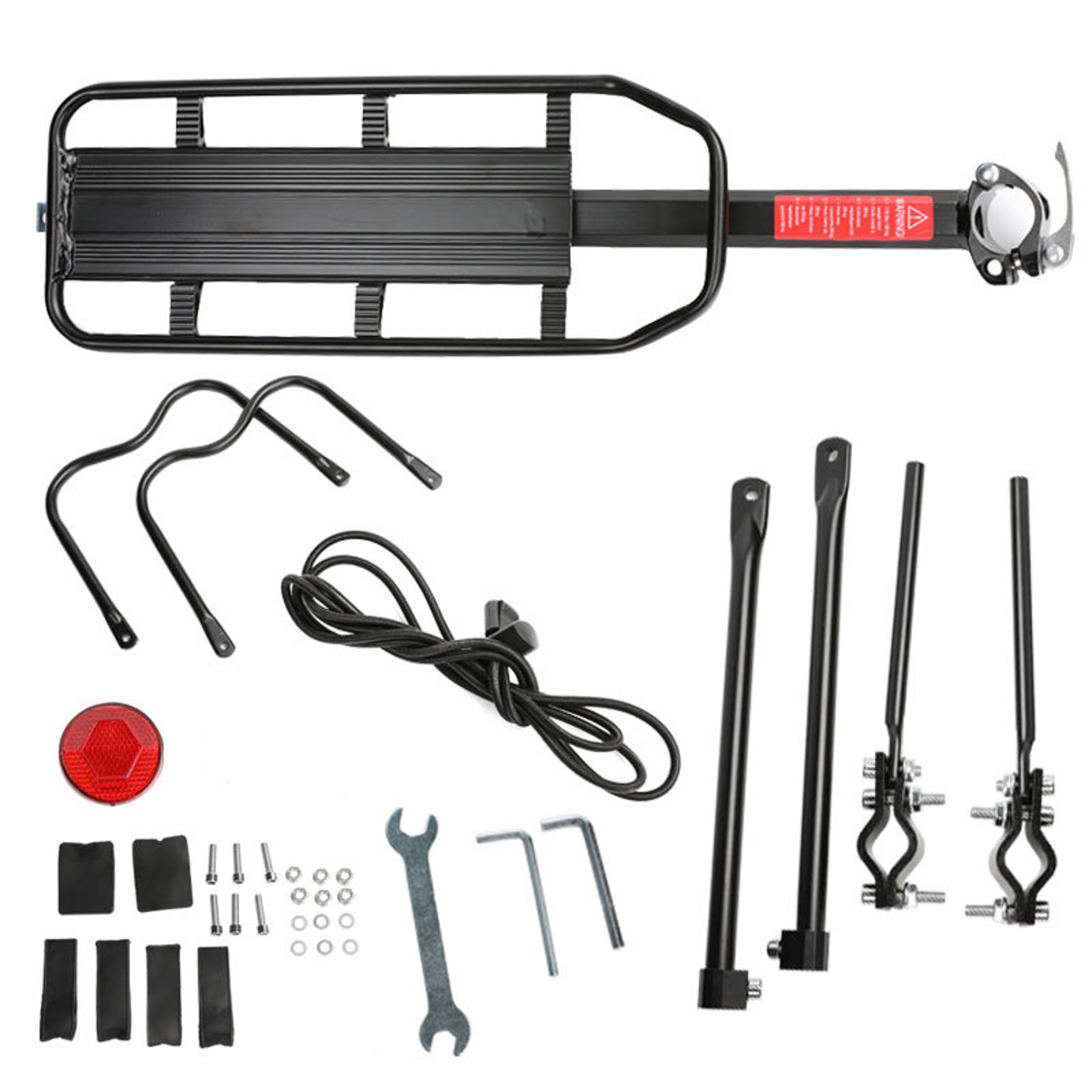Aluminum Alloy Mountain Bike Carrier With Reflective Plate, Quick Release Rear Shelf Rack Riding Equipment, Bicycle Part – view 7