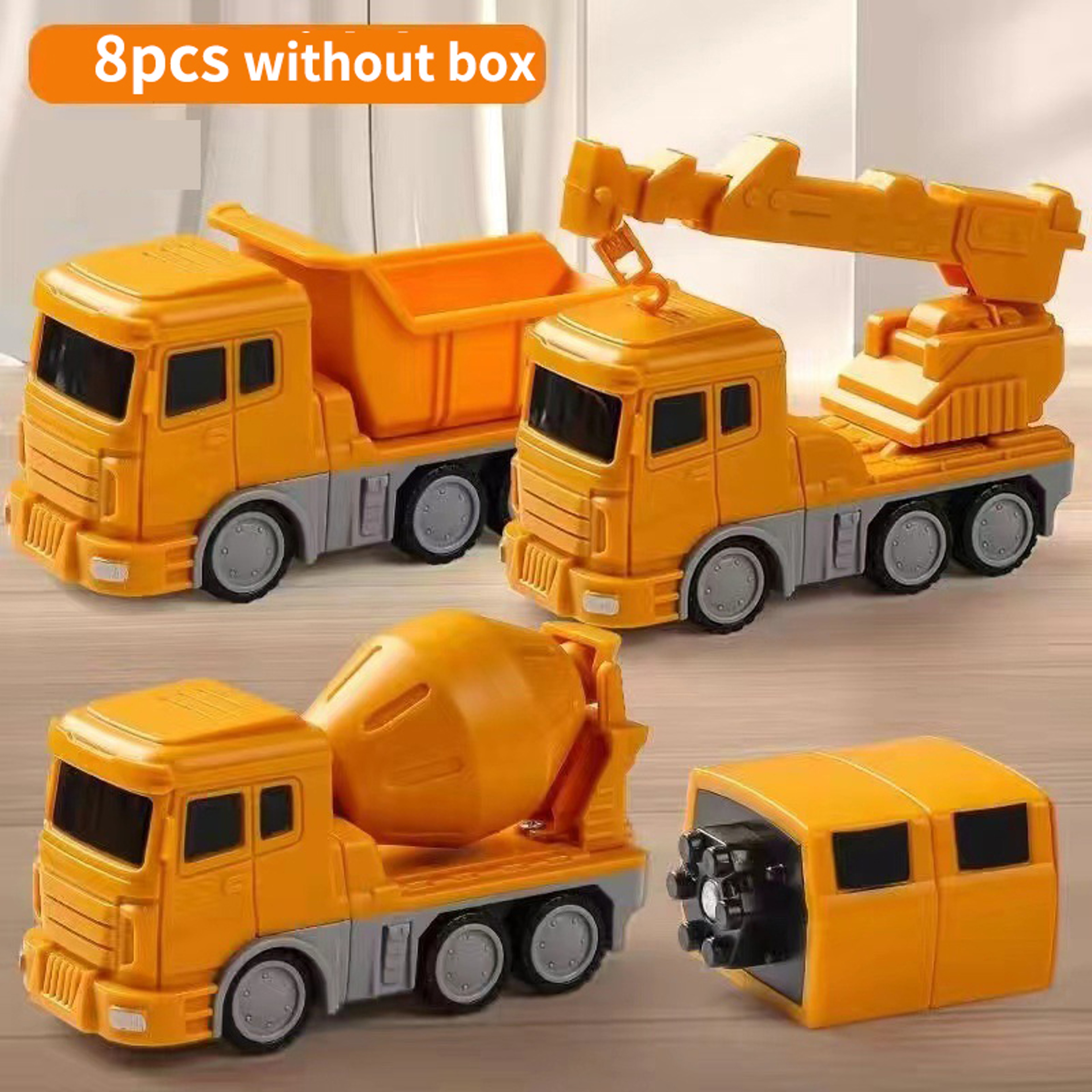 Transforming Robot Car Toy Magnetic Transform Engineering Car Assembled Toys  Magnetic Blocks For K 1