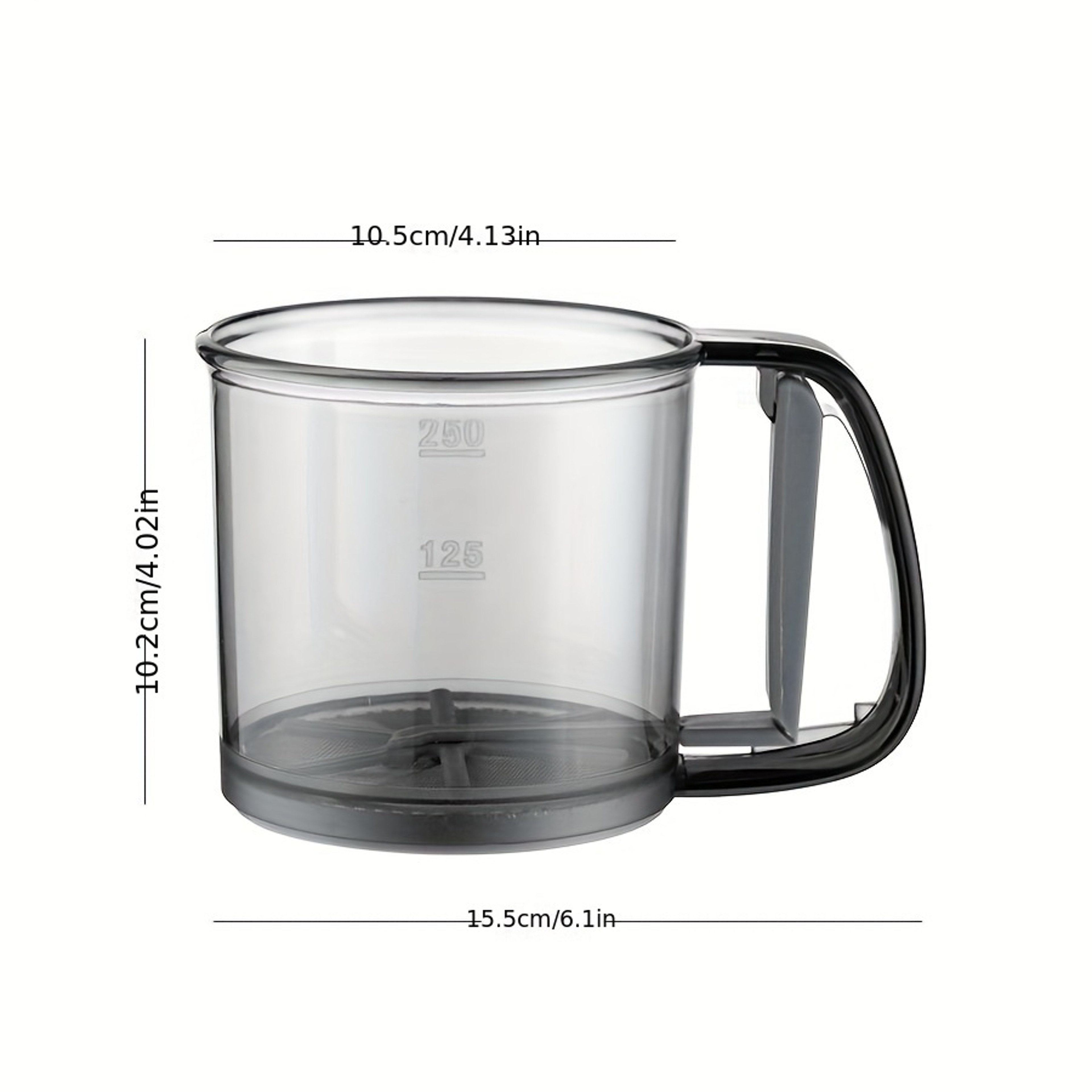 Semi-Automatic Flour Sifter with Hand Press Design Transparent Flour Sieve, Non-Stick Baking Tool for Effortless Kitchen – view 6
