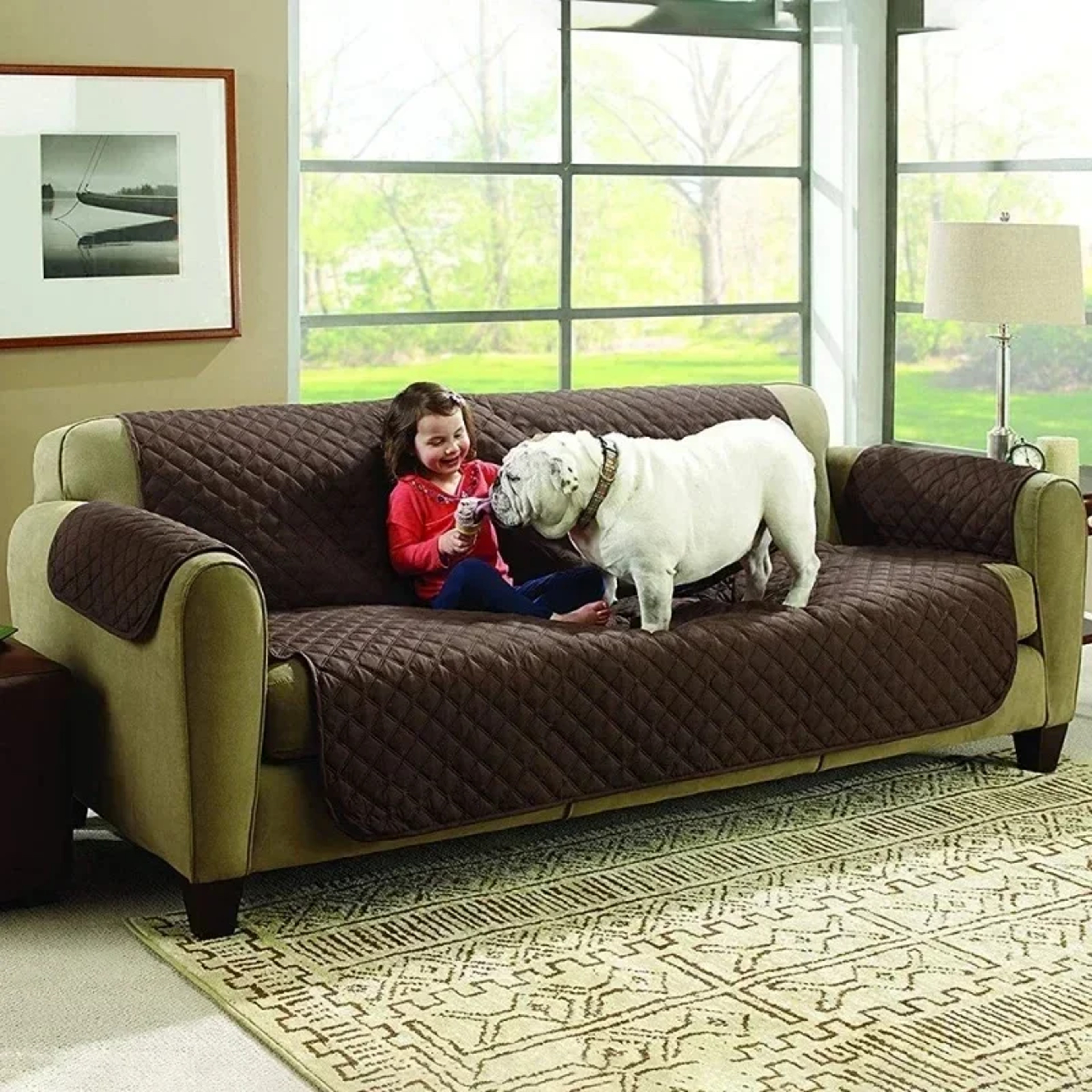 Washable Nonslip Sofa Covers Wearresistant Pet Cushions Multipurpose Sofa Furniture Protectors 2