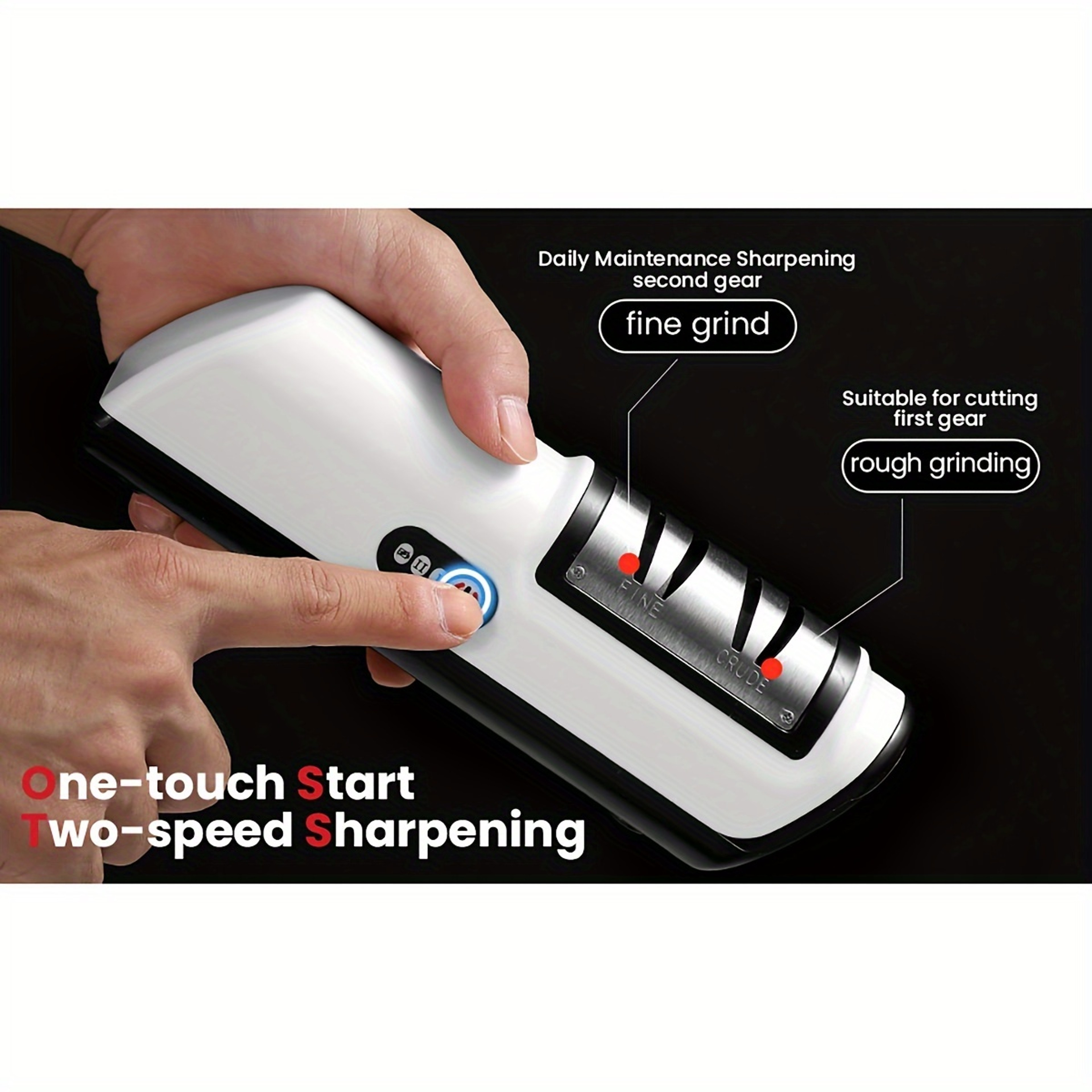 Professional Kitchen Electric Knife Sharpener Multifunctional Gears Automatic Knife Sharpener Tool