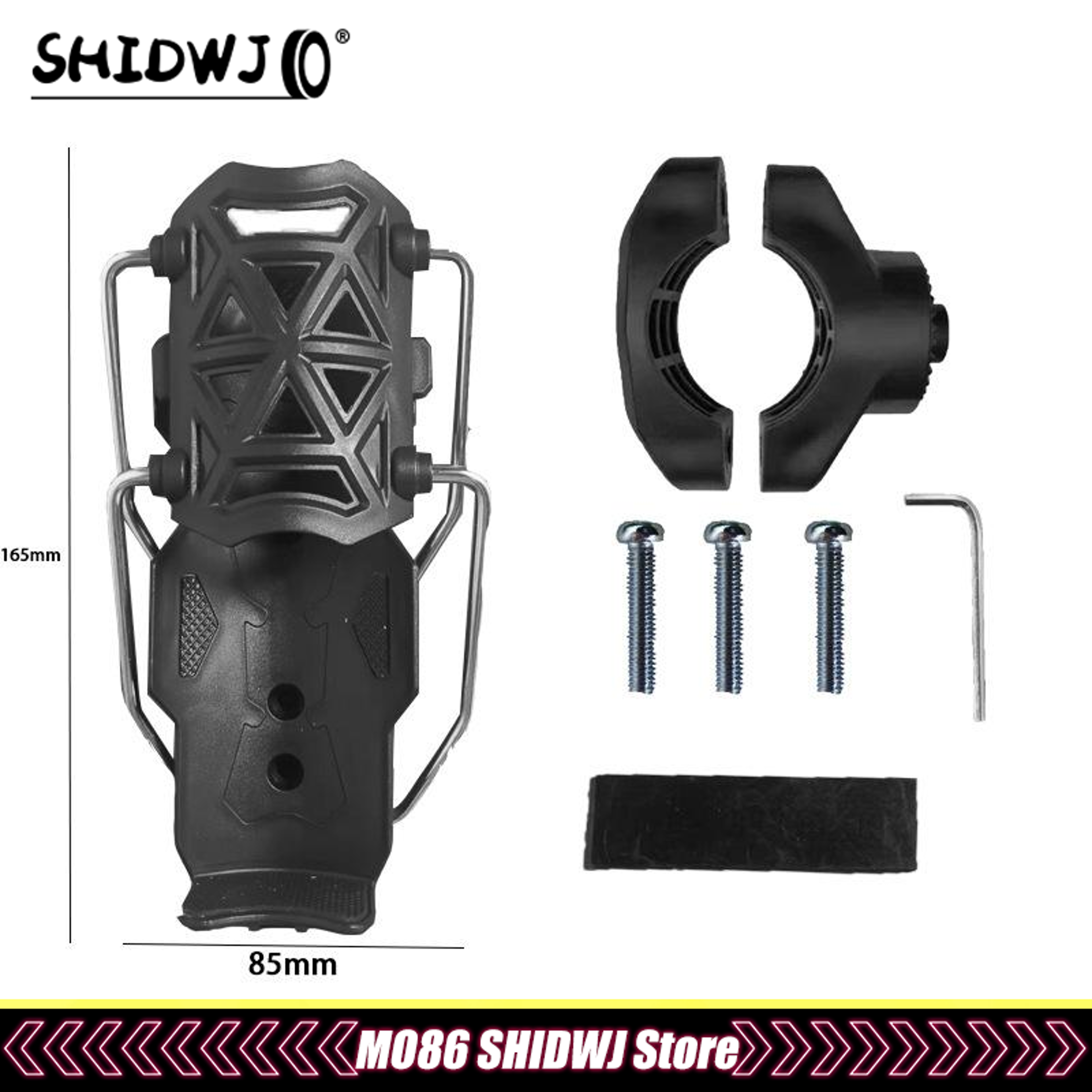 Universal Adjustable Handlebar Cup Cage, Bike Motorcycle Water Bottle Holder for MTB Road Cycling & Adventure Motorbike – view 6