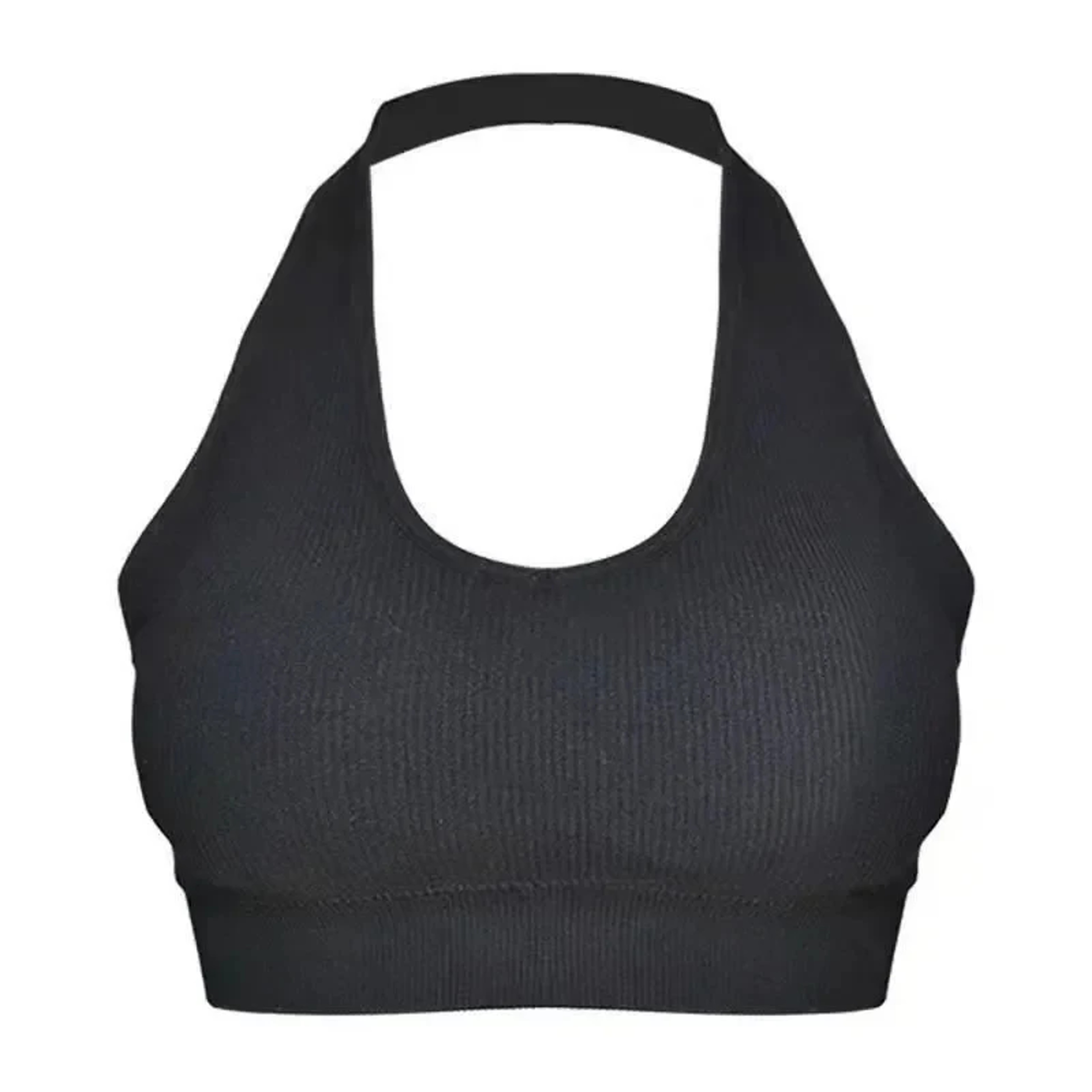 Sexy Halter Backless Bra, Wire-Free Soft Sport Bra for Interior Layering, Hanging Neck Camisole with Beauty Back – view 9