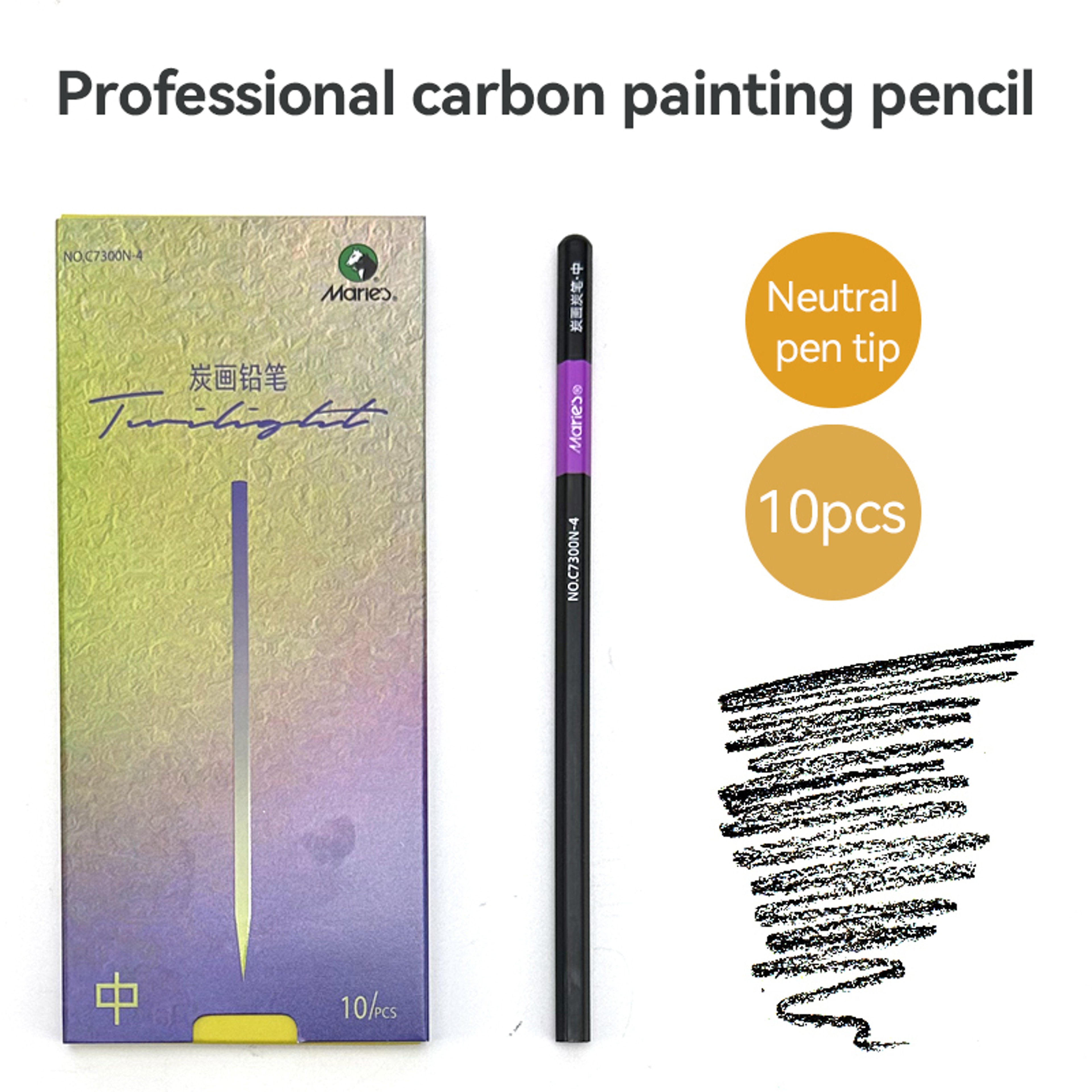 Professional Charcoal Graphite Sketch Set Pencils Box, Shading & Drawing Art Pencils for Artists, Students – view 10