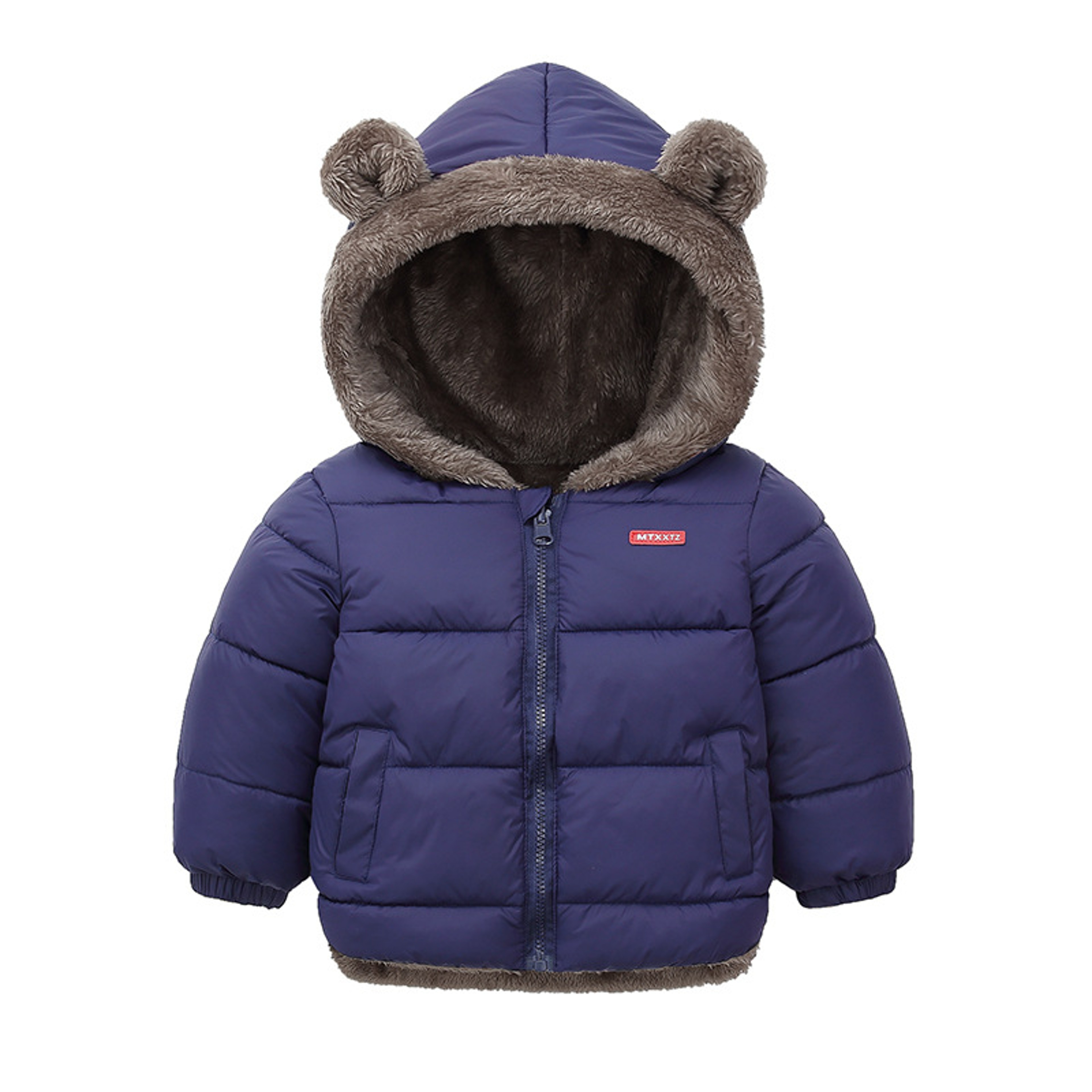 Cozy Winter Warm Coat For Kids Hooded Baby Boys Girls Jacket In Soft Cotton  Fleece Insulated Padde 0