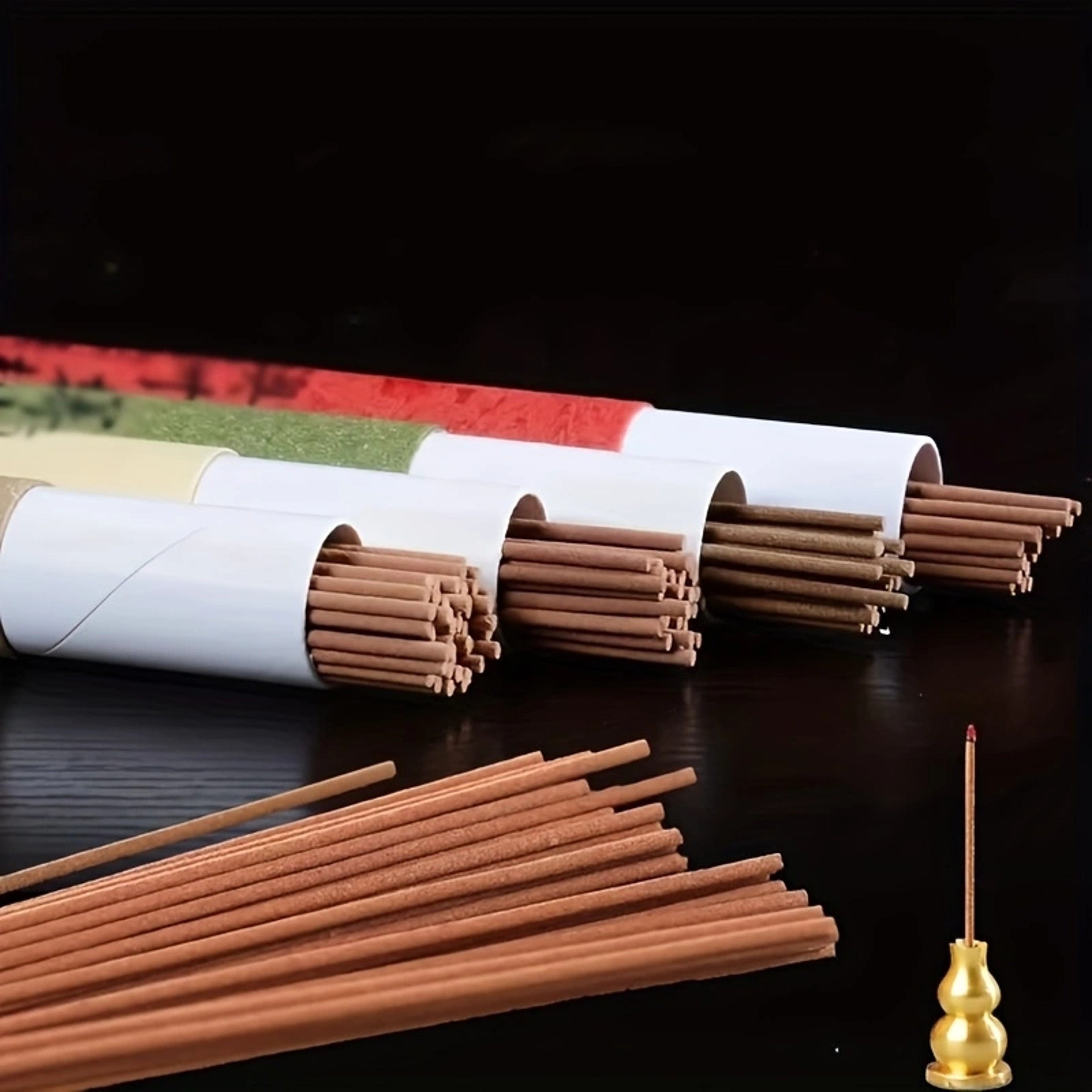 Natural Sandalwood Incense Sticks Home Incense Stick Set For Aroma Blessing Ceremony Meditation And 0