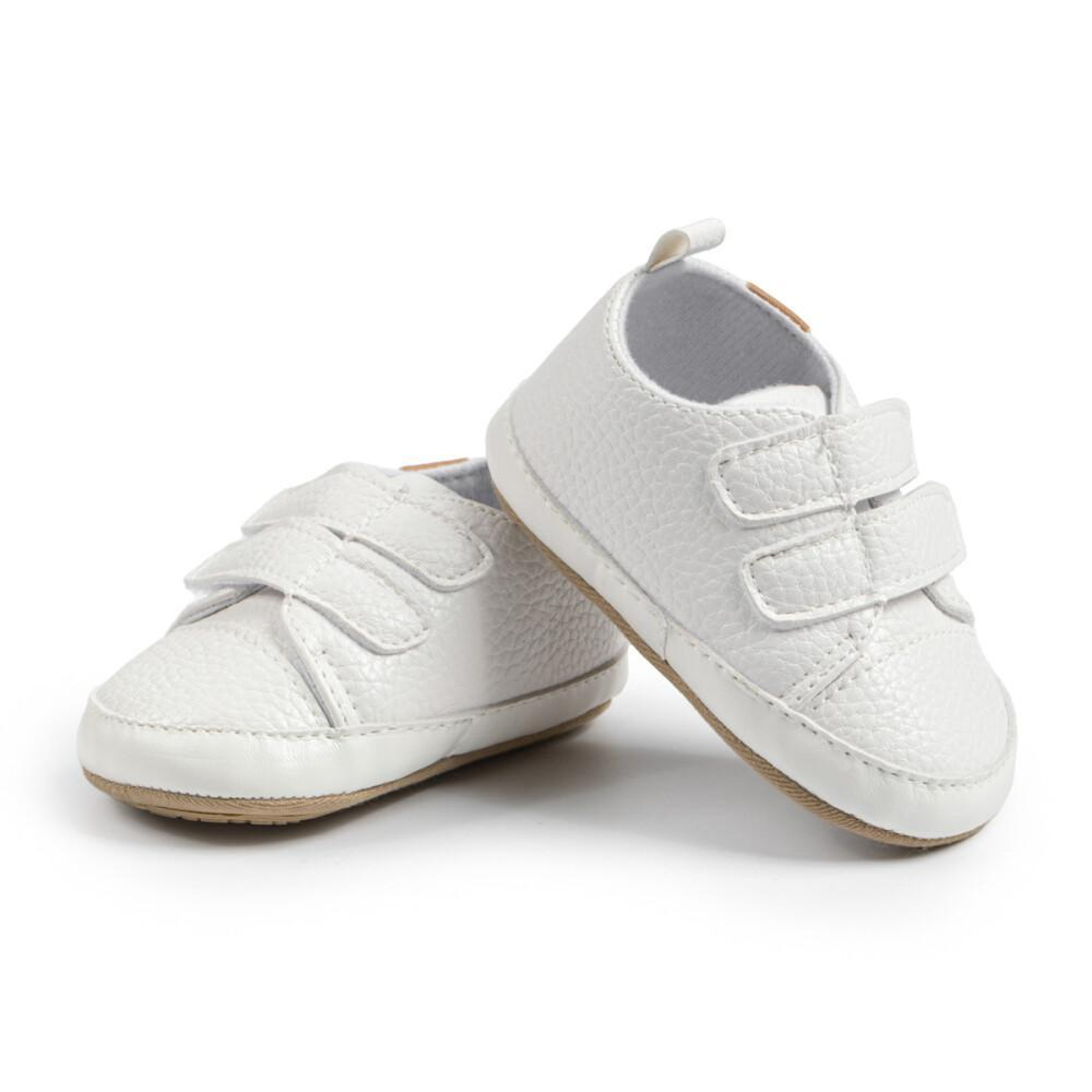 Vintage Leather New Baby Casual Shoes, Classic Color Matching Baby First Walker Shoes, Soft Non-Slip Toddler Crib Shoe – view 5