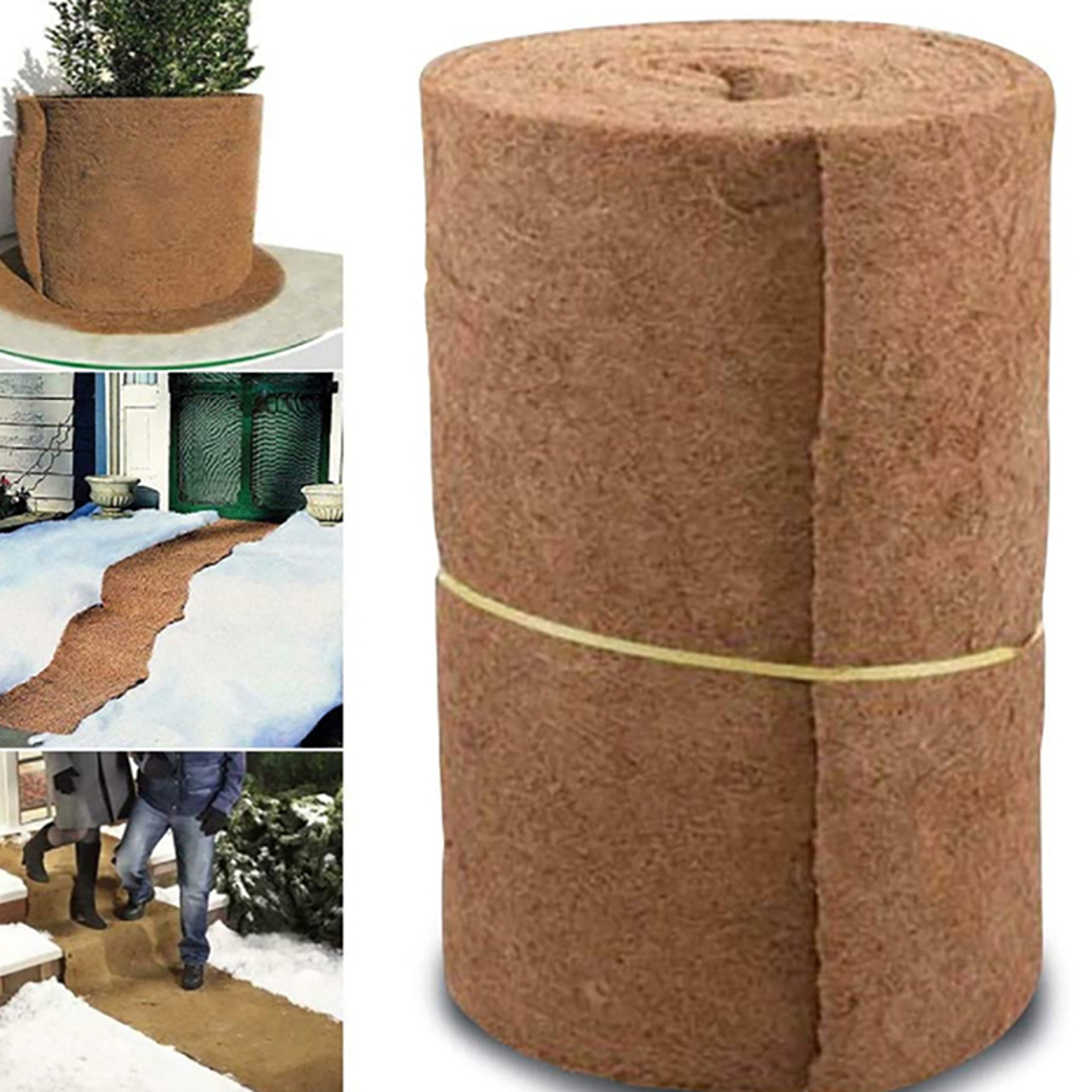 Natural Coconut Coir Liner Sheet Coco Plant Fiber Roll Reptile Carpet Mat Bedding Supplies  BasketF 0