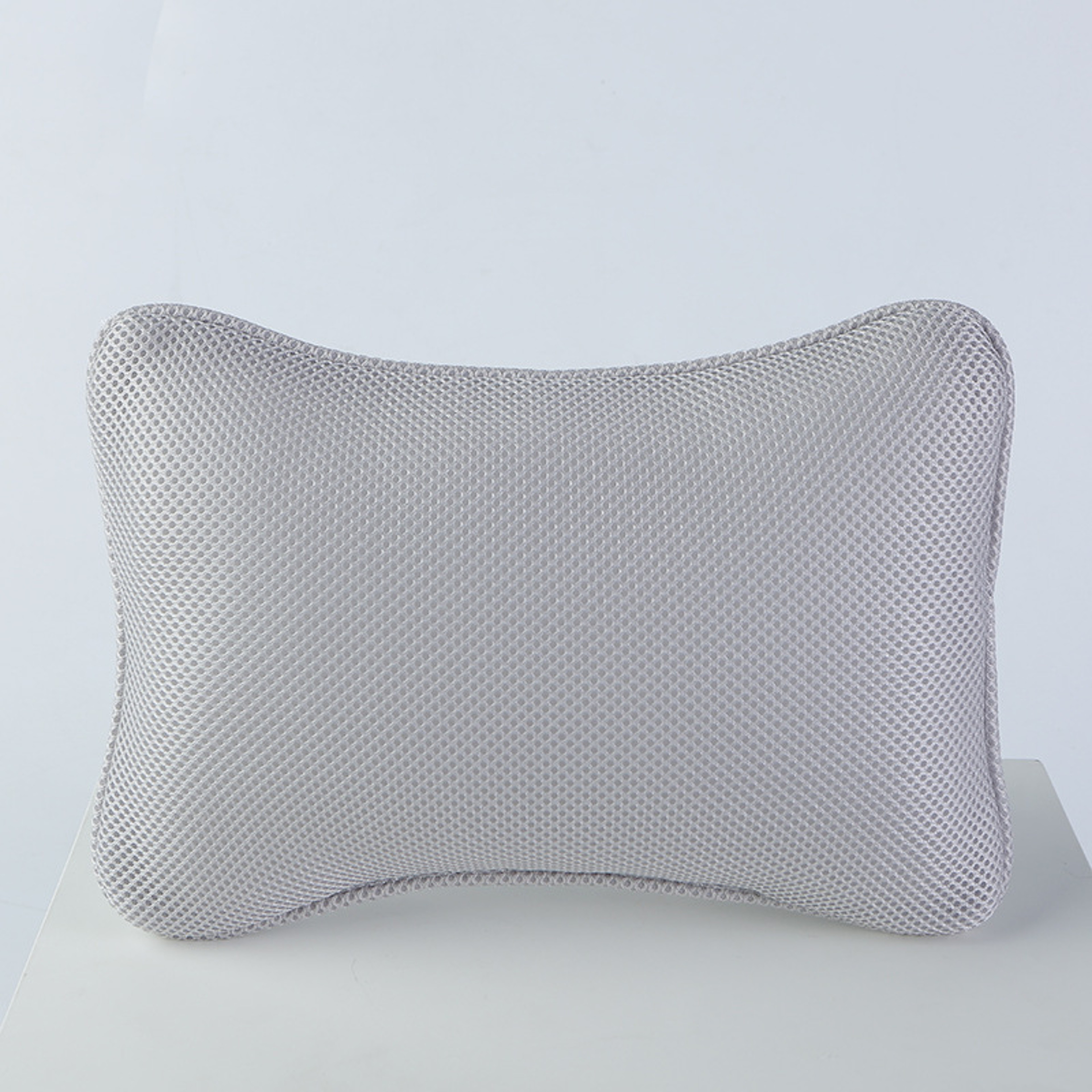 SPA Bathtub Bone Shaped Pillow Mesh Shower Headrest, Neck & Head Massage Support Bathroom Pillow for Comfortable Bat – view 8