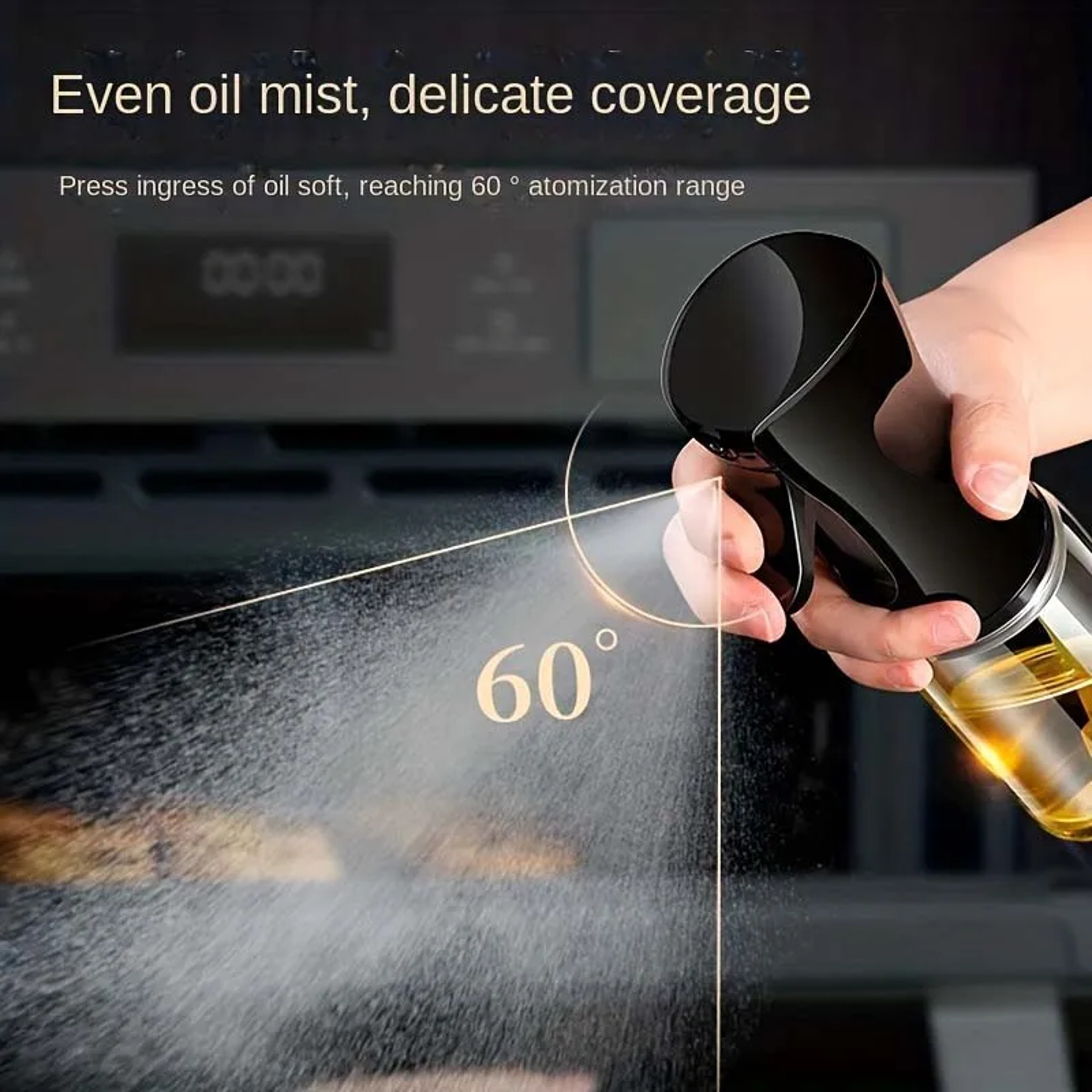 Olive Oil Spray Bottle Acid Sprayer For Kitchen BBQ Baking  Cooking Reusable Oil Dispenser Nebulize 0