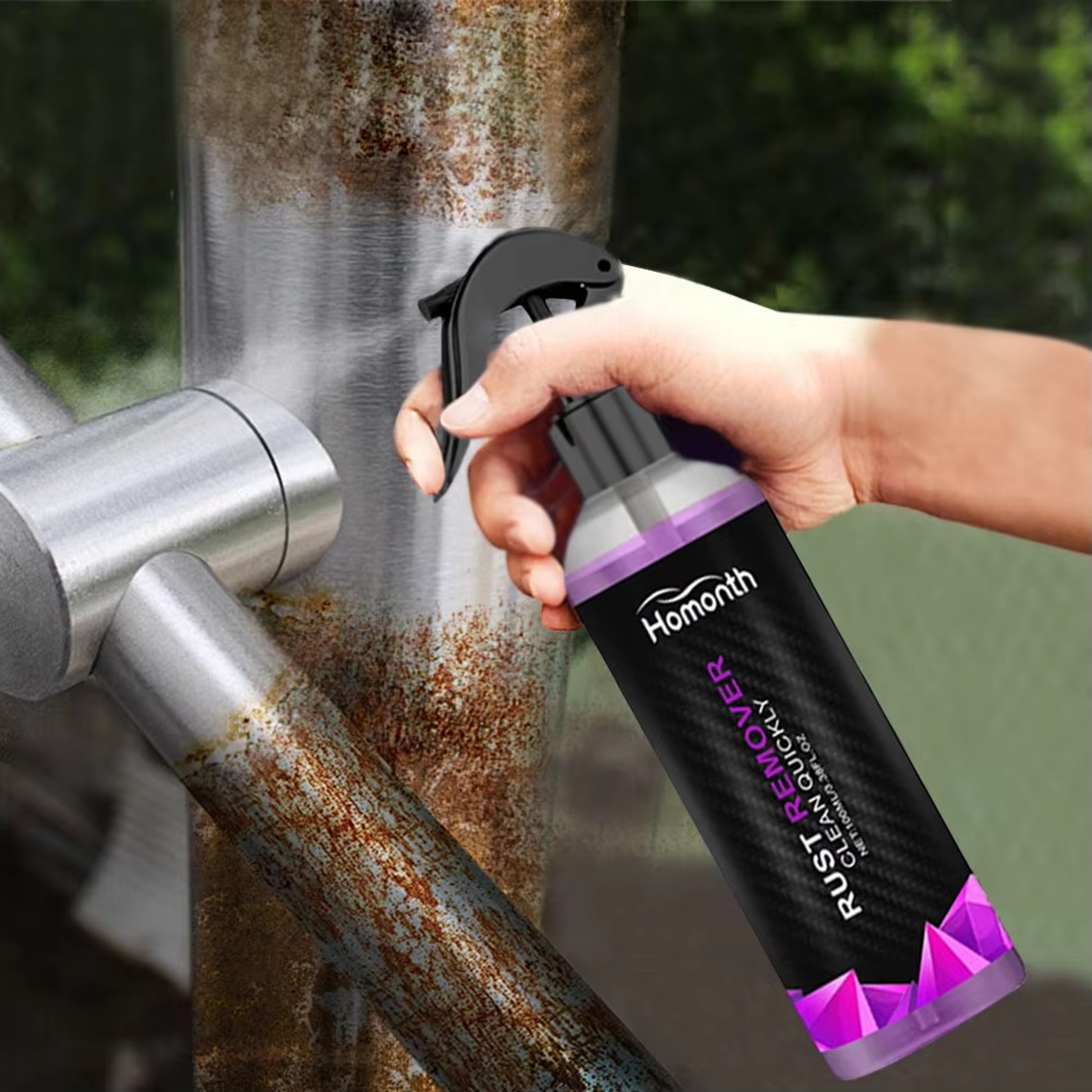 Car Rust Removal Spray Rust Inhibitor Paint Rust Remover Derusting Spray For Car Wheel Hub  Auto Ac 0