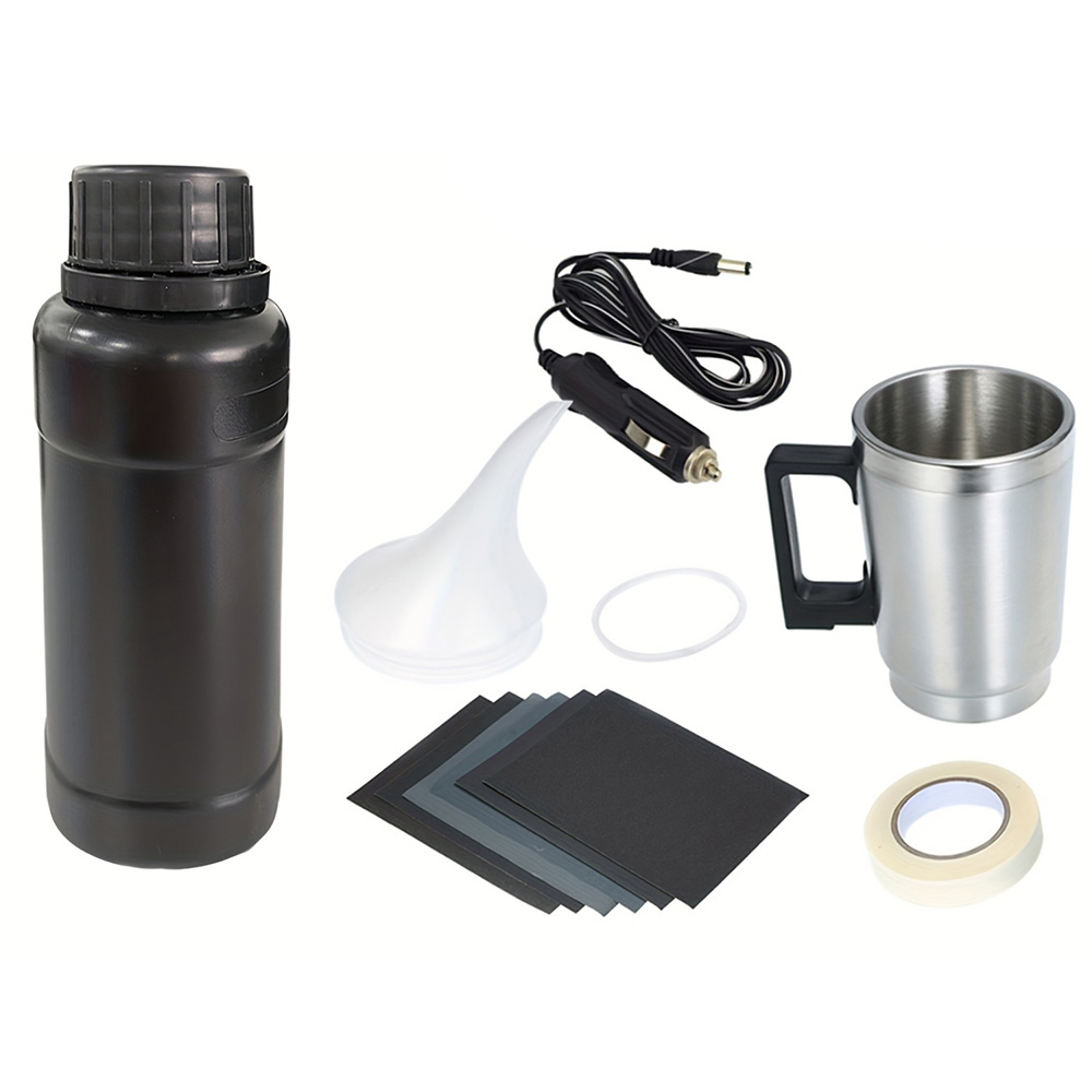 Headlight Restoration Kit with Heating Atomization Cup, Car Headlamp Polish Repair Tool, Electrical Heating Cup – view 7