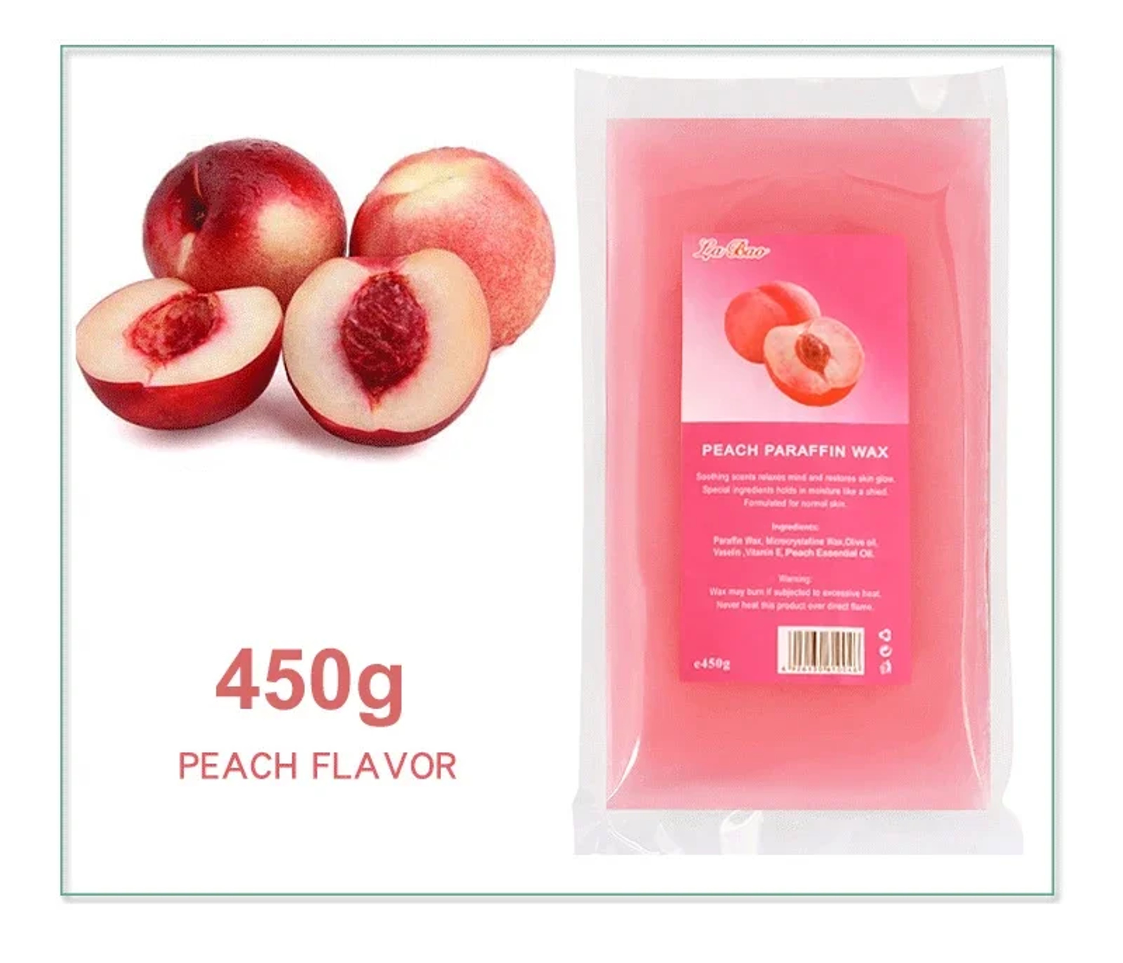 Professional Paraffin Wax Refill, 200g 450g Spa Moisturizing Hand Foot Care Beauty Wax, for Wax Heater Machine, Softens – view 9