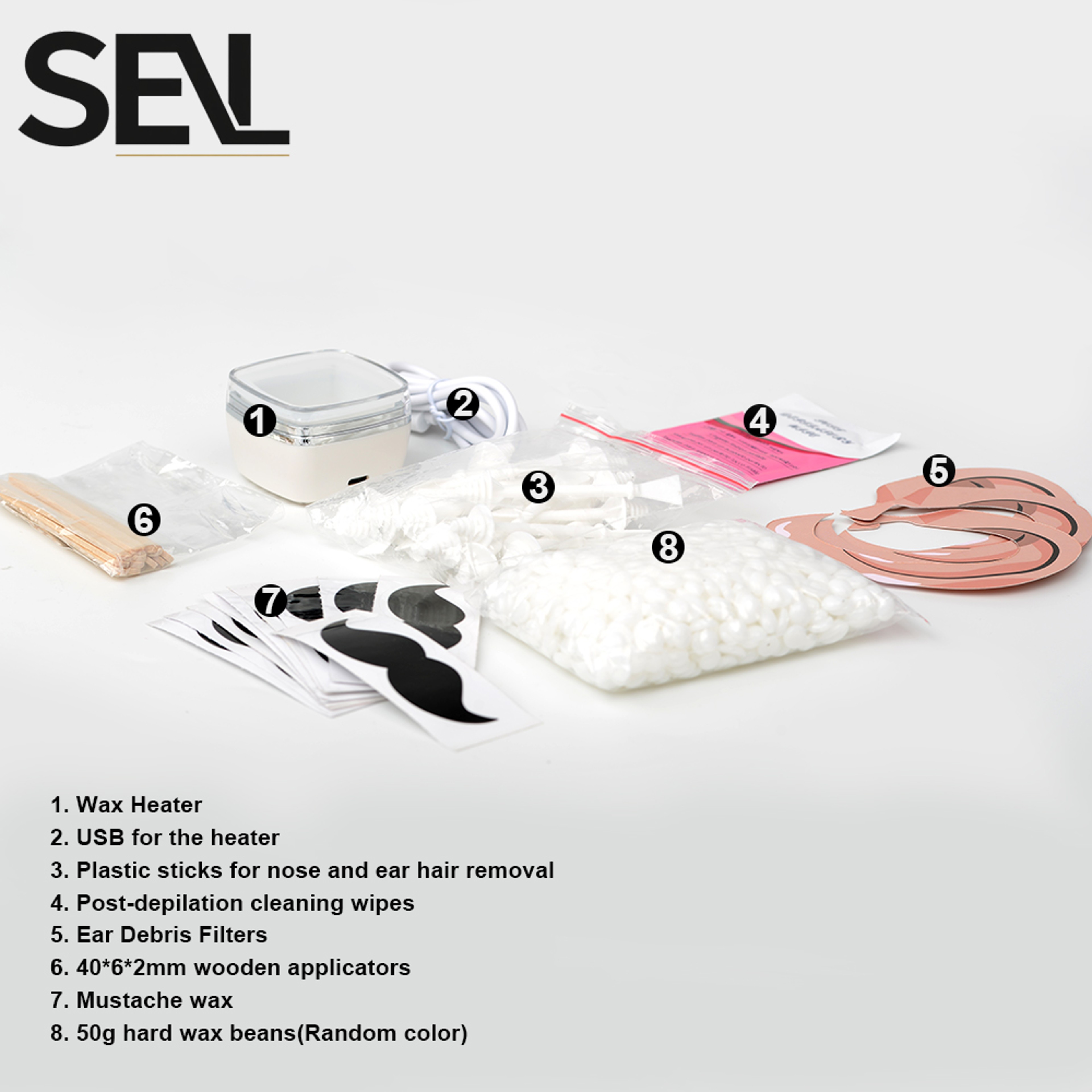 USB Wax Warmer, Depilatory Wax Heater Machine, Facial and Nose Waxing Kit for Men and Women, Includes Waxing Beans – view 14