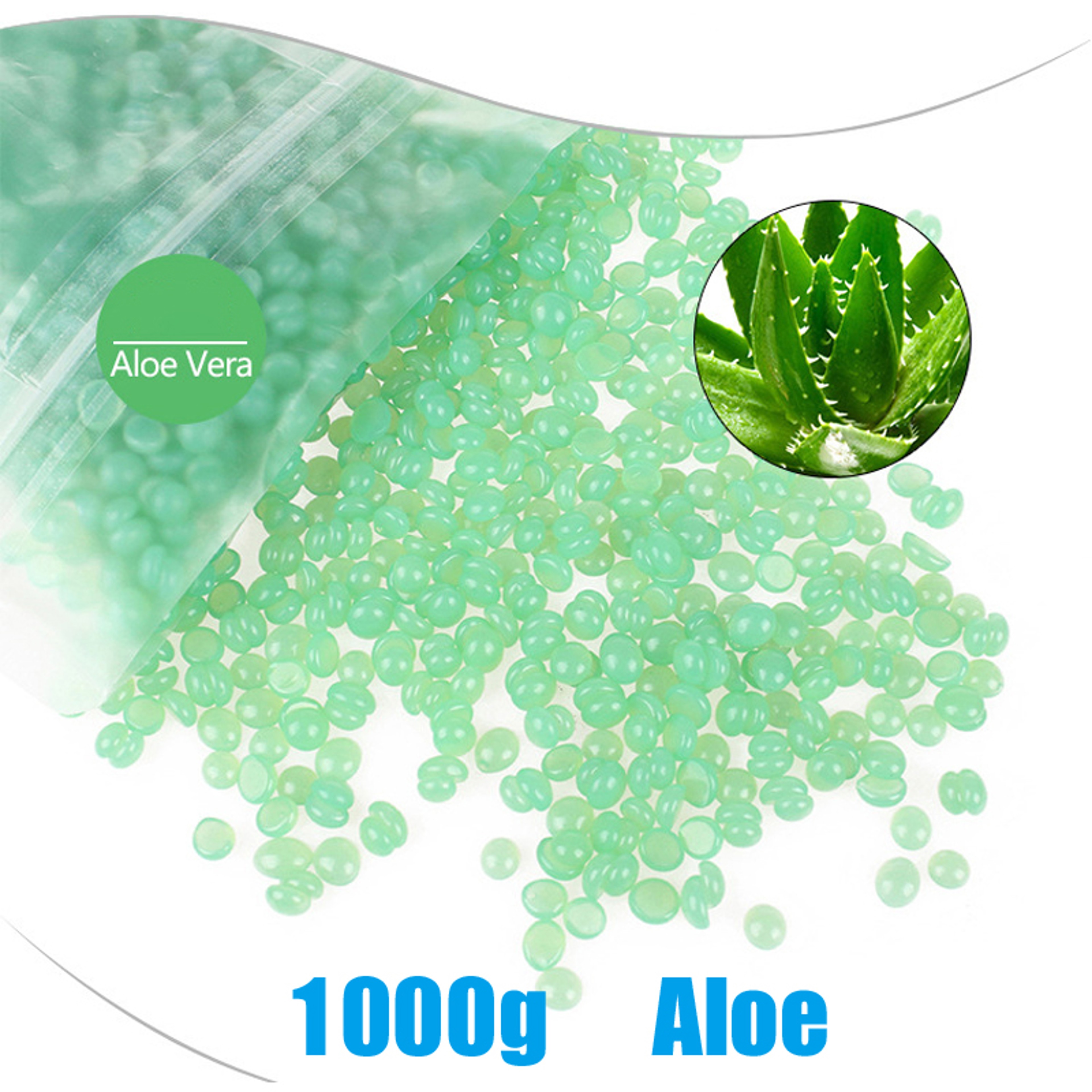 Professional Hard Wax Beans for Hair Removal, 1000g Bulk Bag, All Skin Types, Low Temperature Waxing Beads for Full Body – view 14