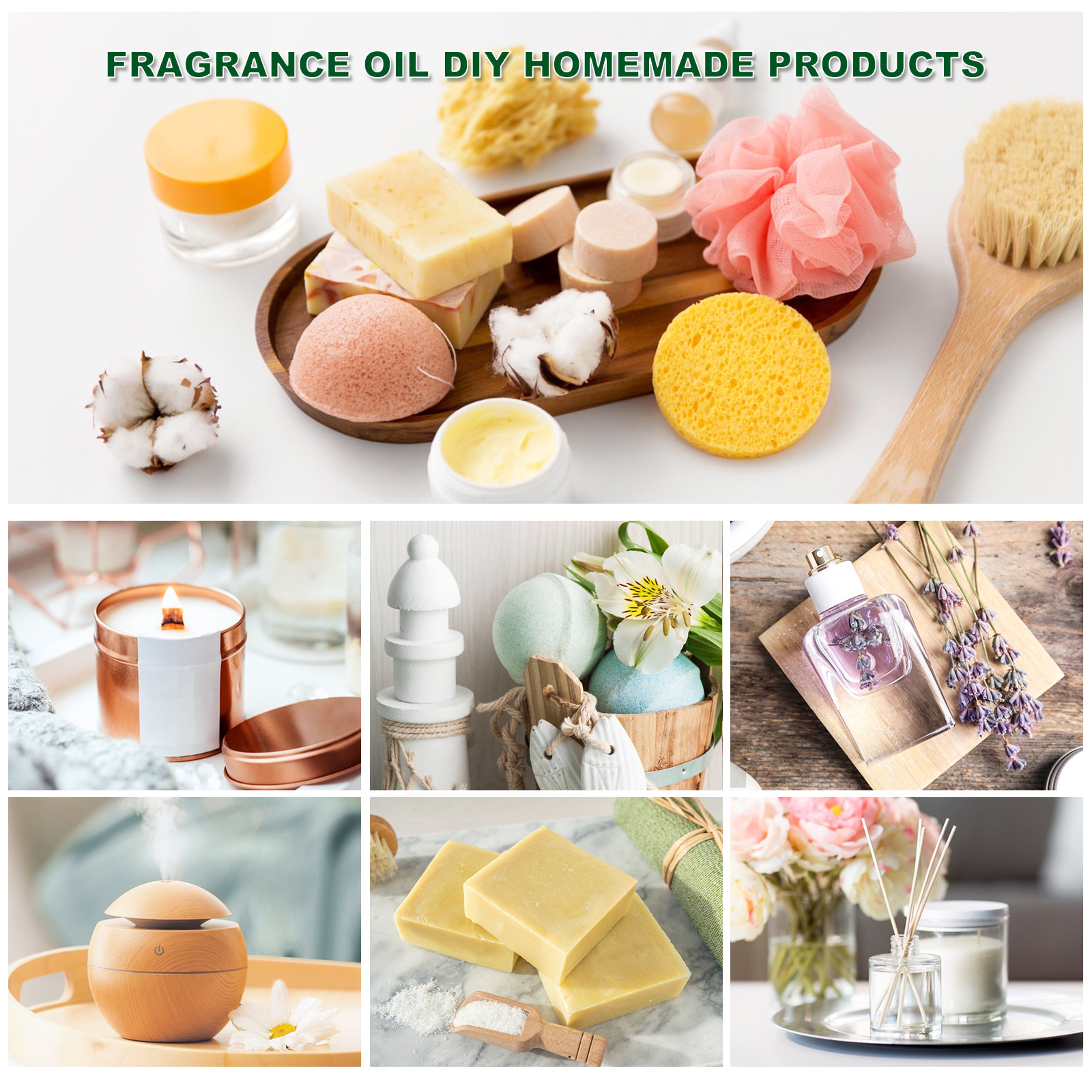 Essential Oils Set For Diffuser DIY Candle Scent Massage Burner Air Freshener Aroma Oil Gift Box 3