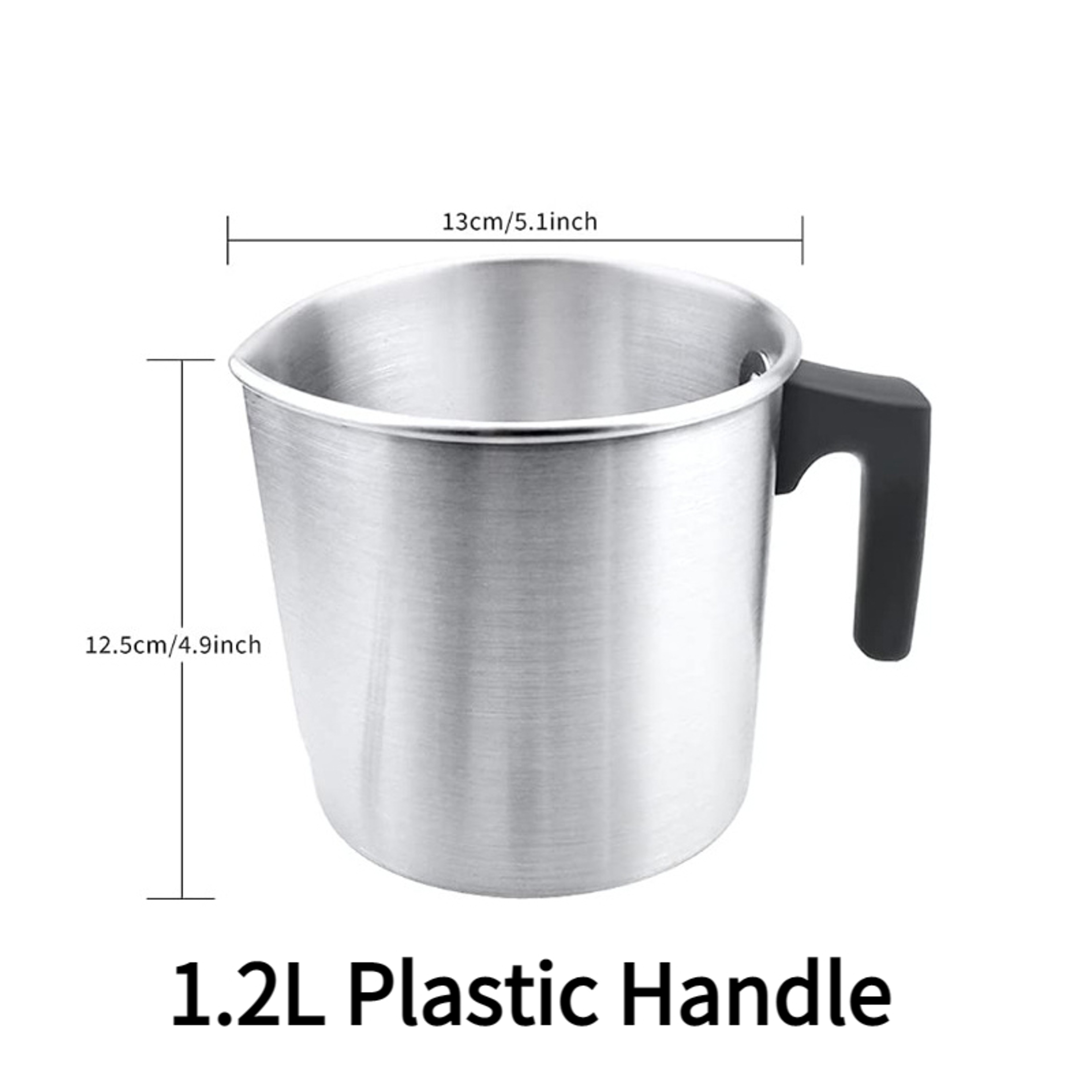 Candle Making Pouring Pot Double Boiler Wax Melting Pot Stainless Steel Pitcher with Heat-Resistant Handle for Homemade – view 7