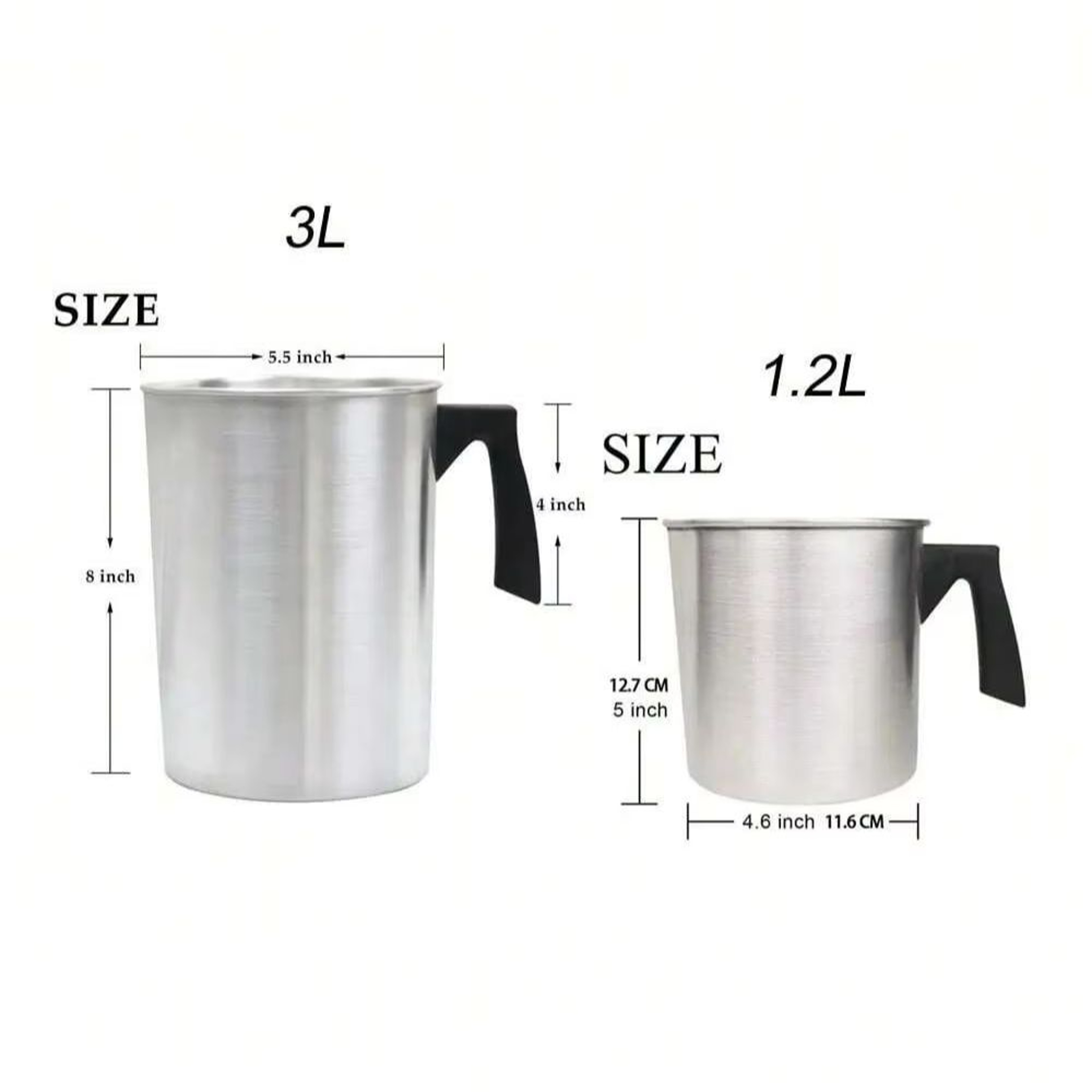 Candle Making Pouring Pot Double Boiler Wax Melting Pot Stainless Steel Pitcher with Heat-Resistant Handle for Homemade – view 6