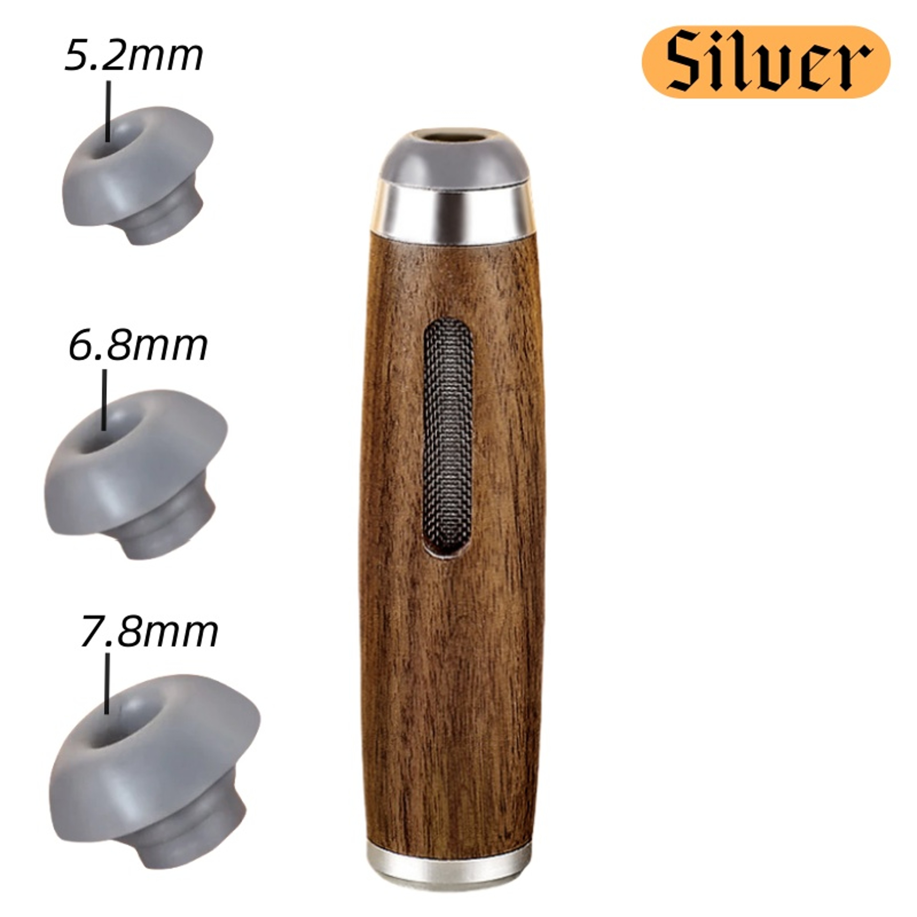 Portable Car Ashtray Dust Free Smoking Filter Mini Walnut Wooden Mobile Ashtray For Cigar And Cigar 6