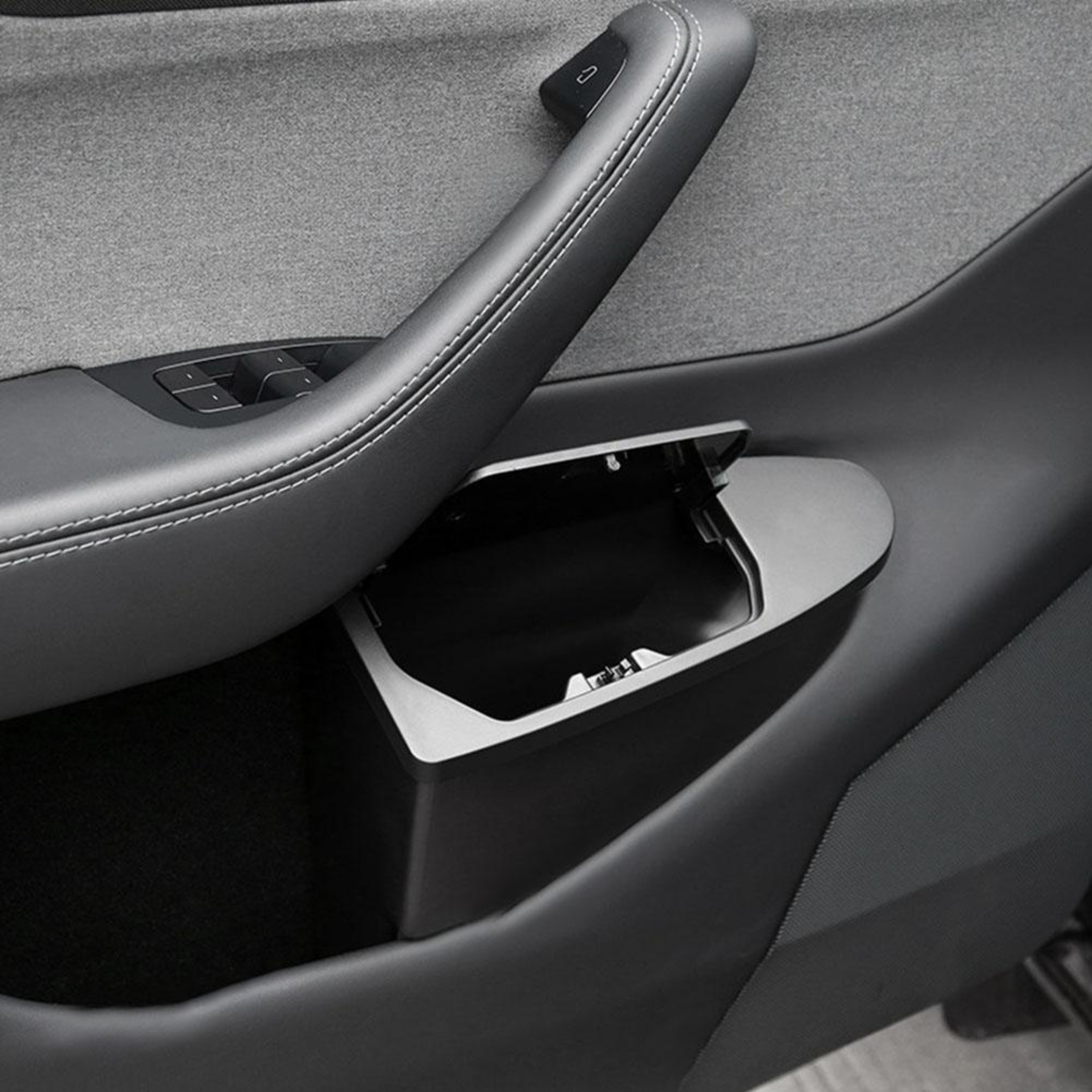 Tesla Model Y Juniper Front Door Storage Trash Can, Multi Functional Car Door Storage Box, Car Accessories Organizer – view 4