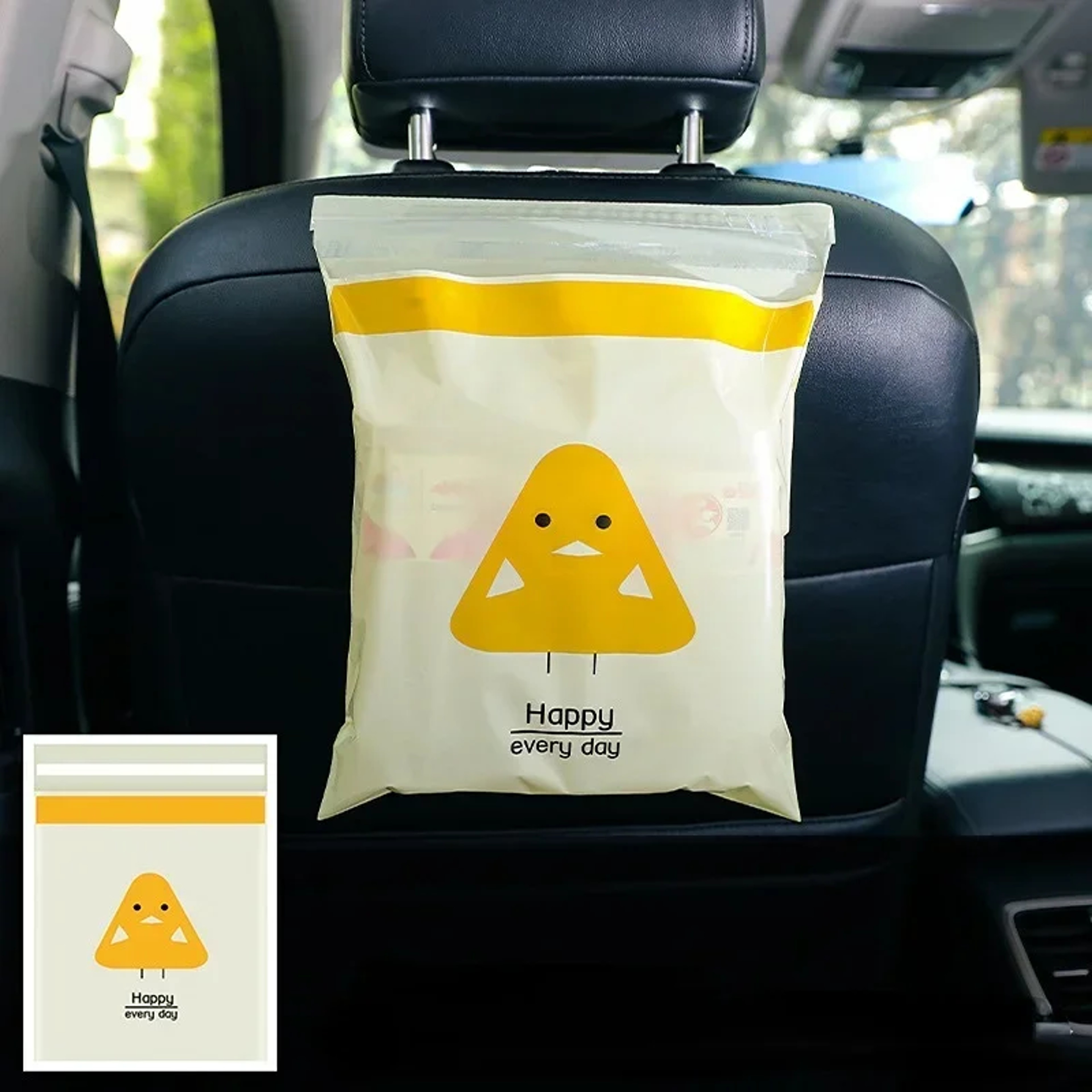 Self Adhesive Car Trash Bag, Disposable Auto Garbage Can for Seat Back, Hanging Trash Storage for Office and Kitchen – view 7